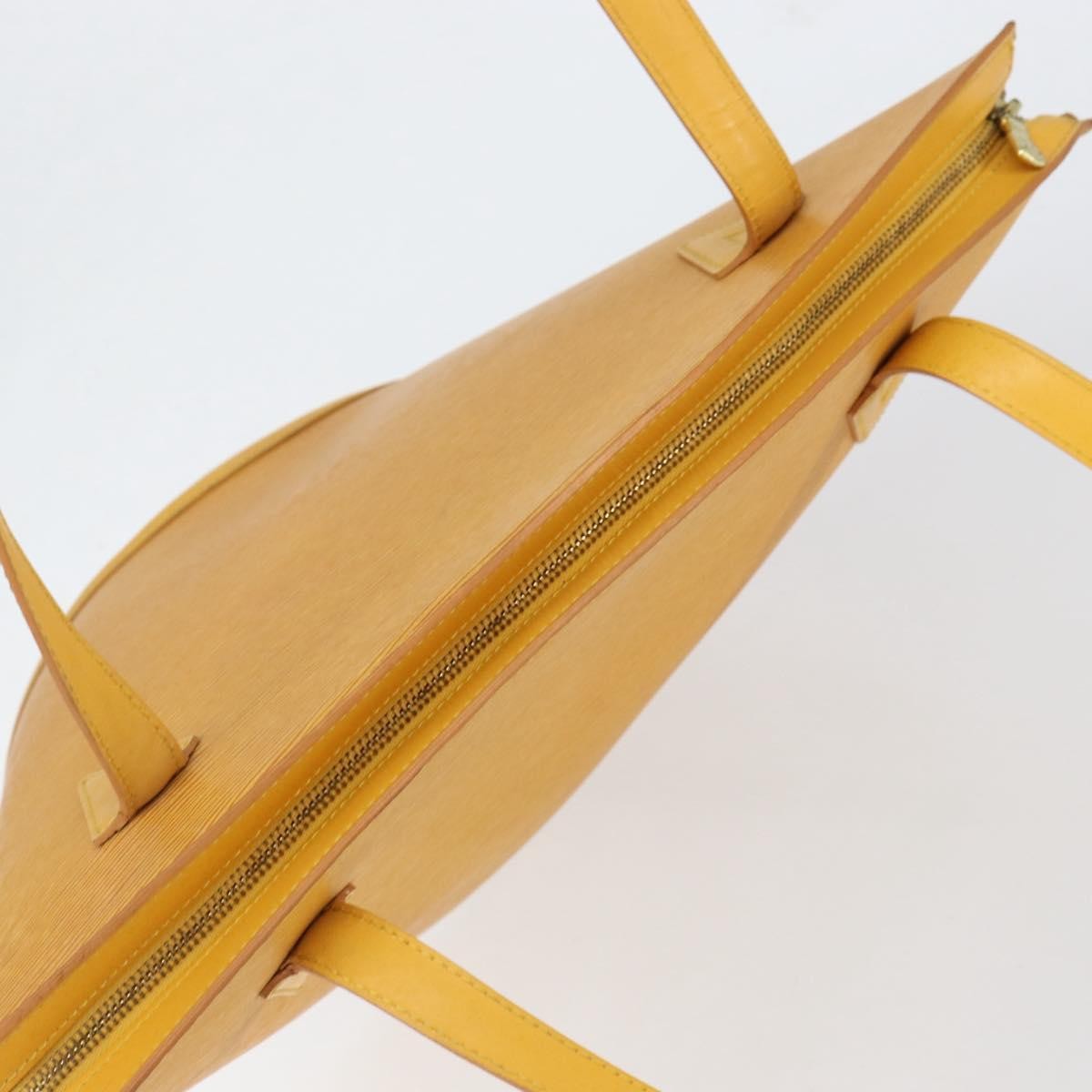 Louis Vuitton Saint Jacques Epi Leather Yellow Leather Handbag (Pre-Owned)