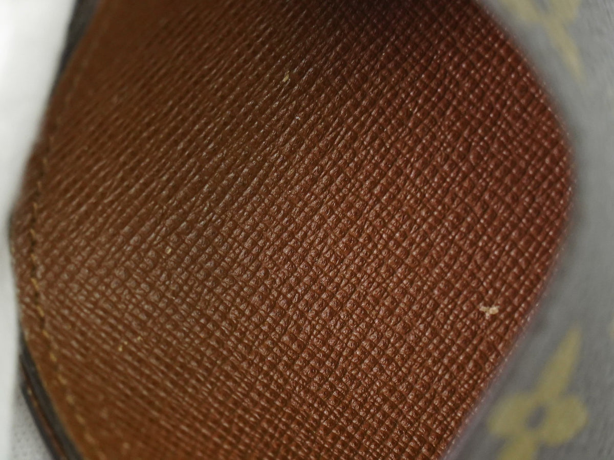 Louis Vuitton Card Holder Reverse Monogram Canvas Brown Canvas Card Holders Accessory (Pre-Owned)