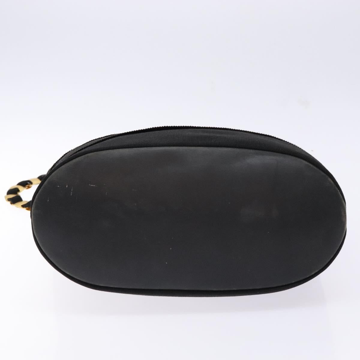 Salvatore Ferragamo Vala Canvas Black Canvas Shoulder Bag Bag (Pre-Owned)