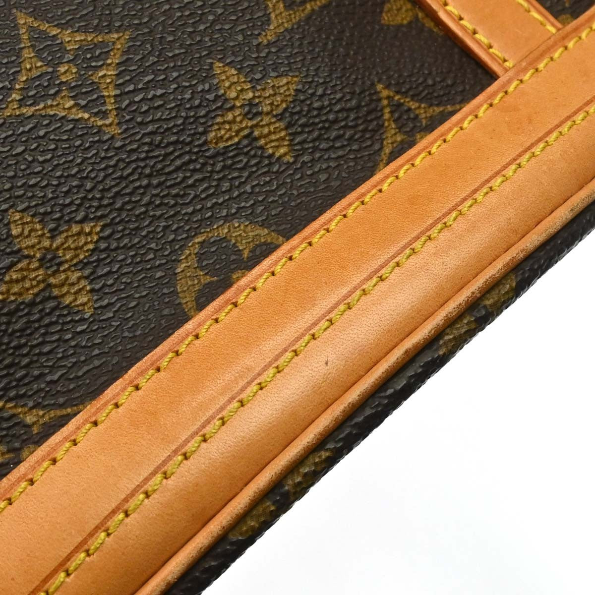 Louis Vuitton Bucket Monogram Canvas Brown Canvas Handbag (Pre-Owned)