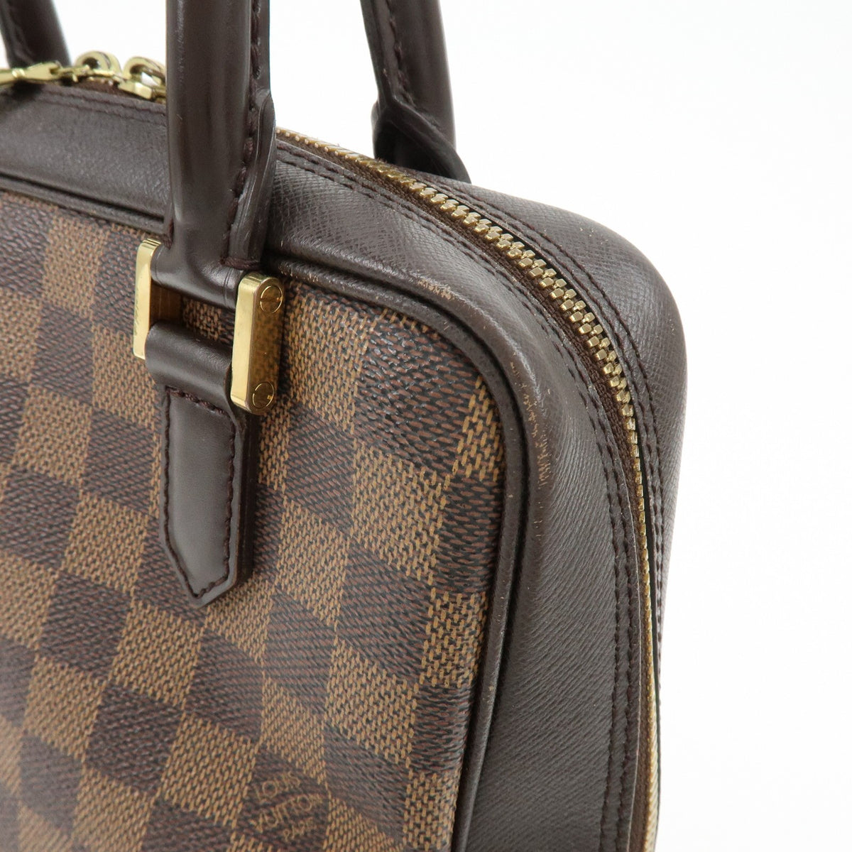 Louis Vuitton Brera Damier Brown Canvas Handbag (Pre-Owned)