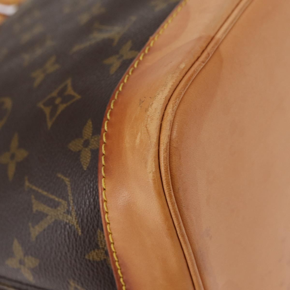 Louis Vuitton Alma Monogram Canvas Brown Canvas Handbag (Pre-Owned)