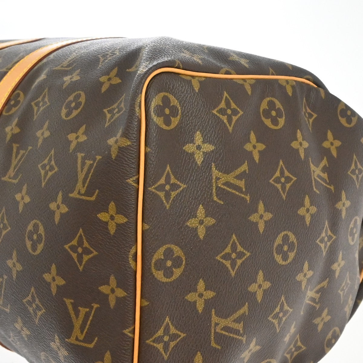 Louis Vuitton Keepall Monogram Canvas Brown Canvas Travel Bag Bag (Pre-Owned)