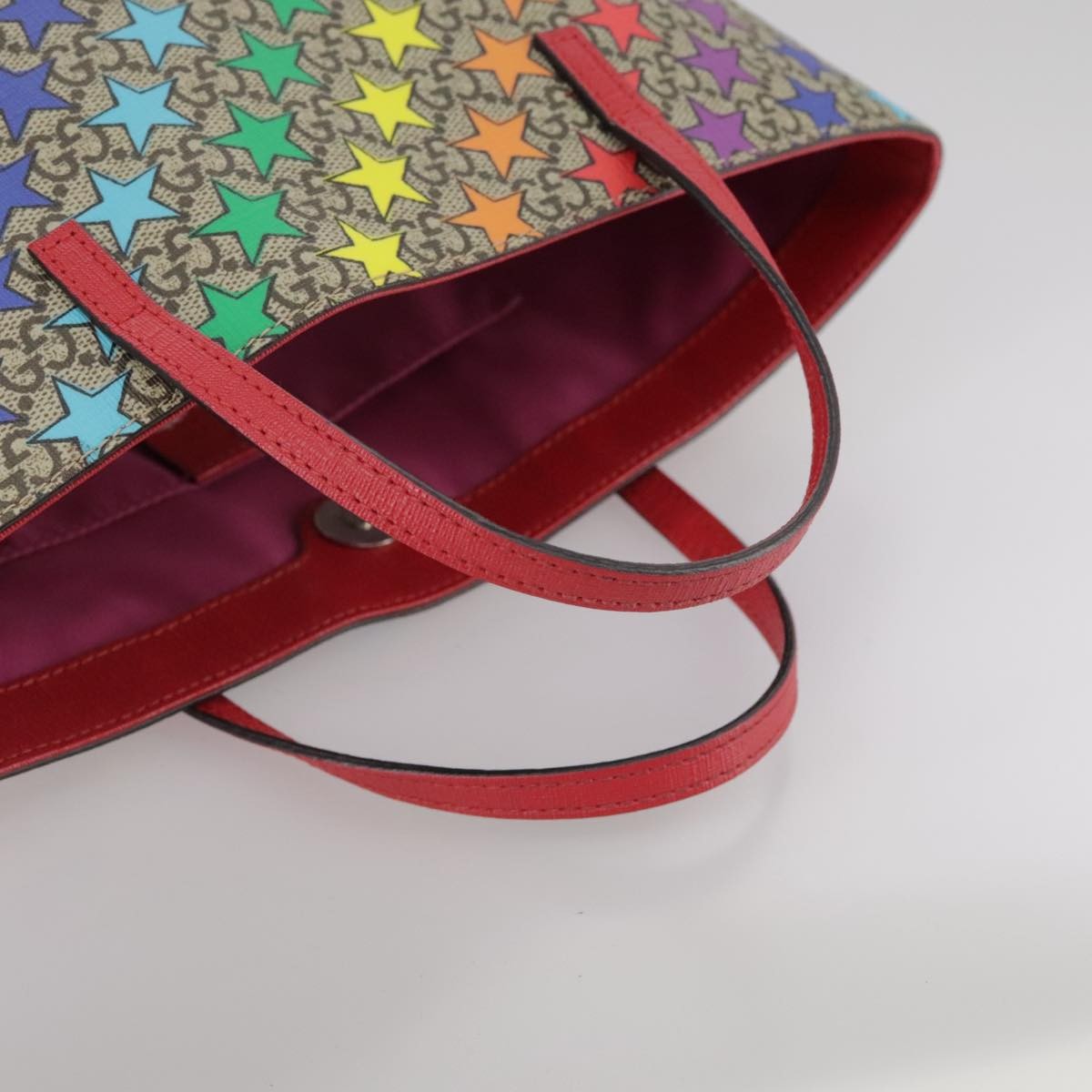 Gucci Children's Printed Coated Canvas Multicolour Canvas Tote Bag Bag (Pre-Owned)