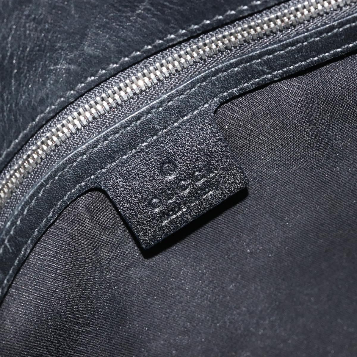 Gucci Reins Web Canvas Black Canvas Shoulder Bag Bag (Pre-Owned)