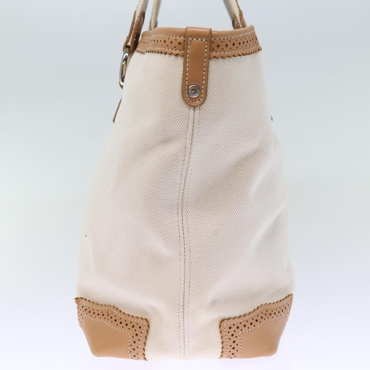 Burberry Blue Label Canvas Beige Canvas Tote Bag Bag (Pre-Owned)