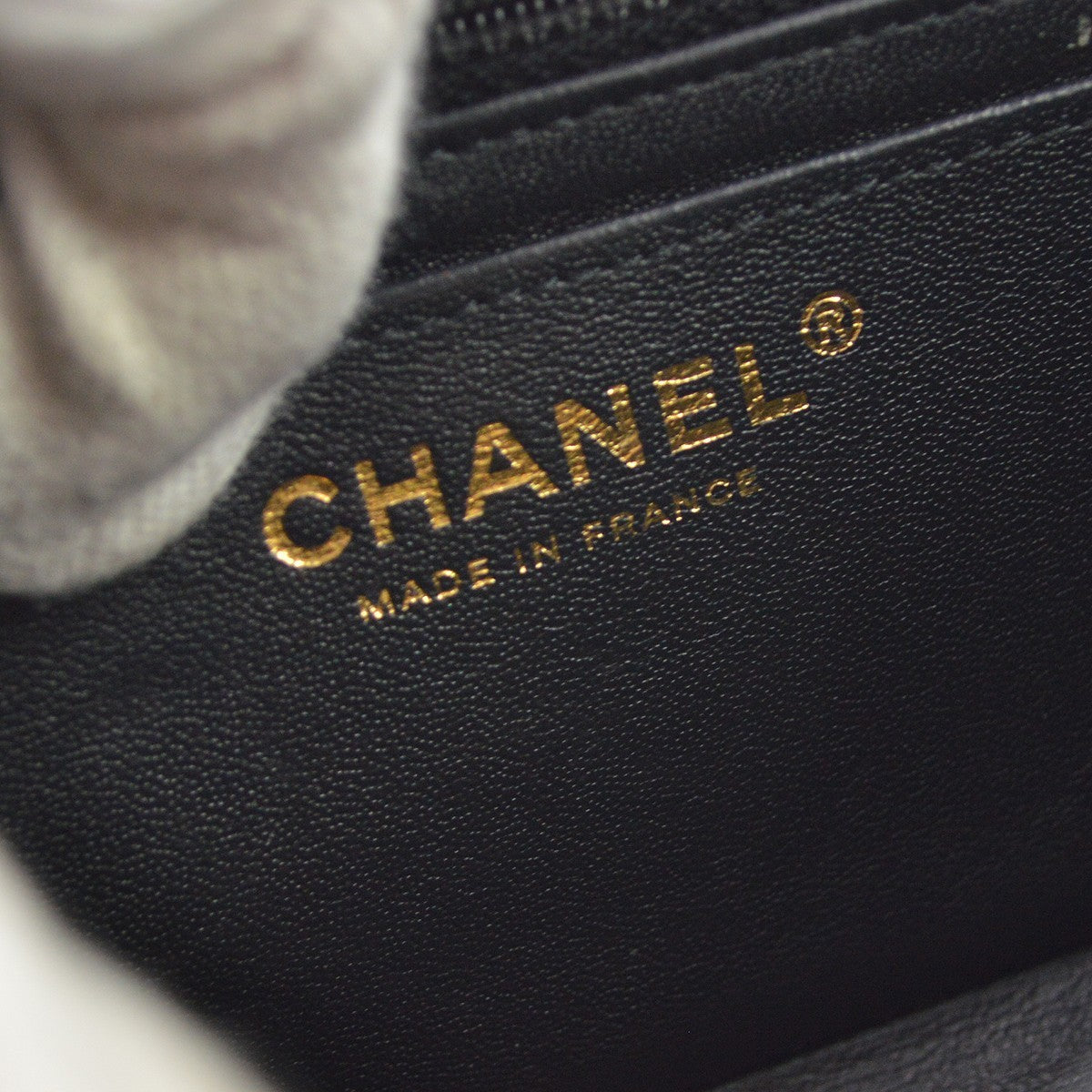 Chanel Classic Single Flap Quilted Lambskin Black Leather Shoulder Bag Bag (Pre-Owned)