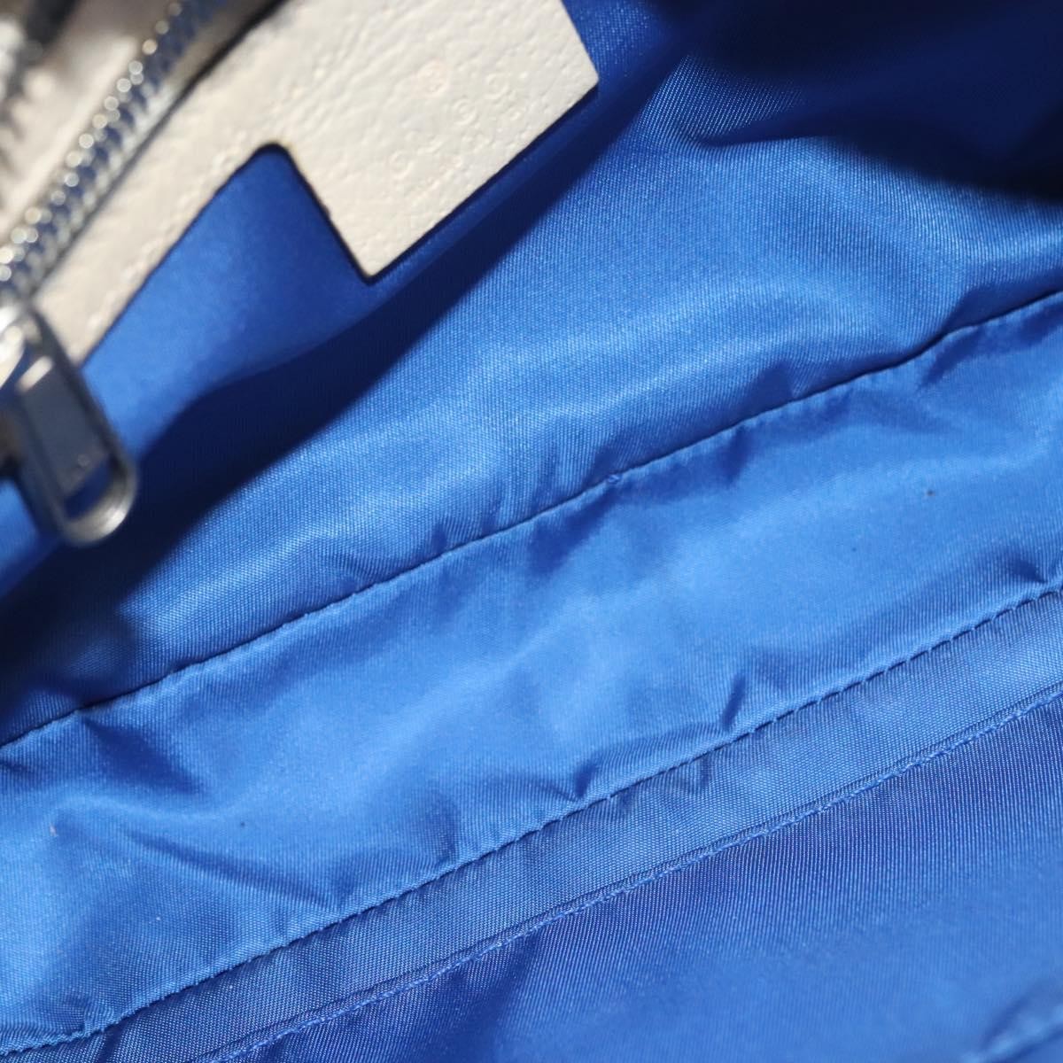 Gucci Off The Grid Belt Gg Econyl Blue Canvas Shoulder Bag Bag (Pre-Owned)