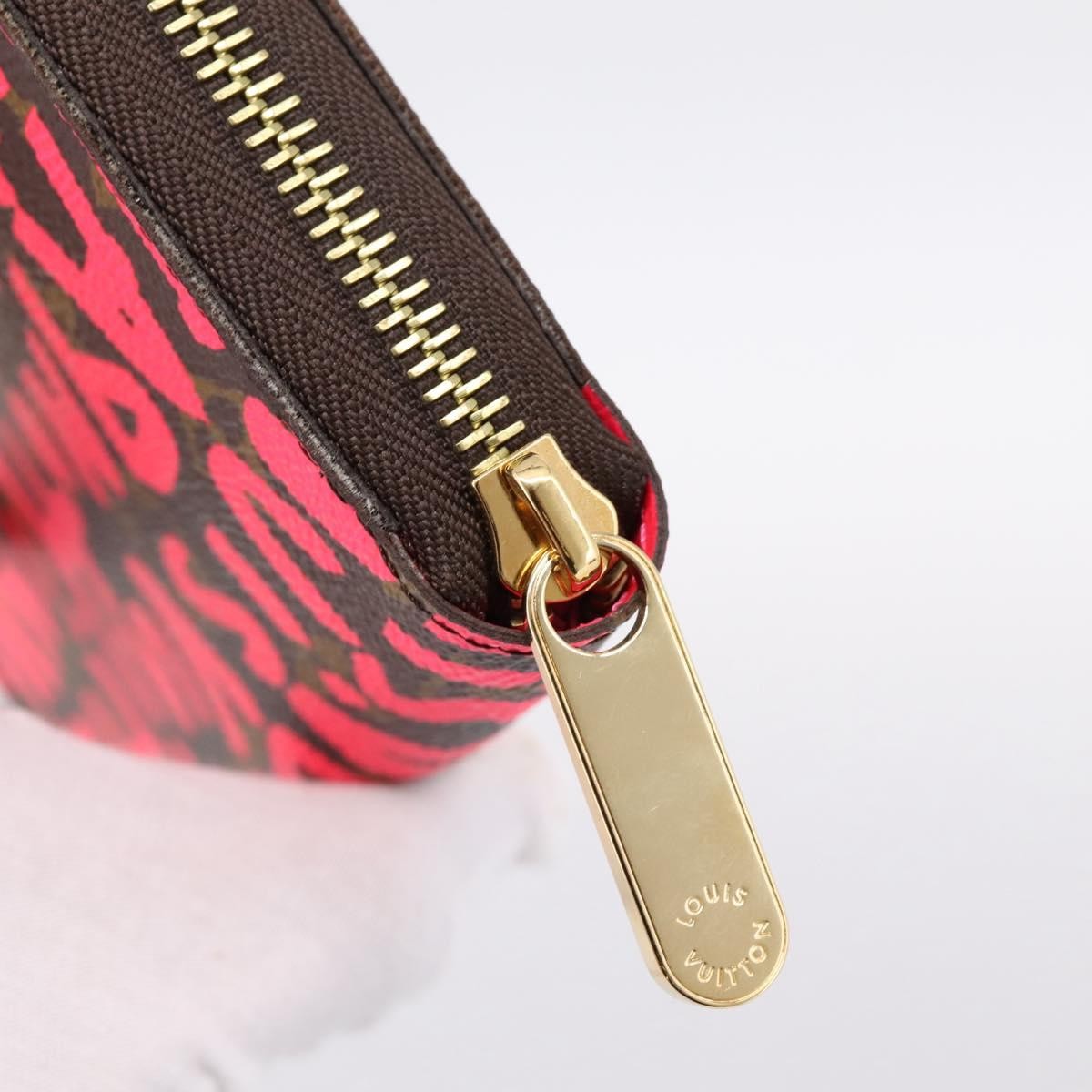 Louis Vuitton Zippy Limited Edition Monogram Graffiti Brown Canvas Wallets Accessory (Pre-Owned)