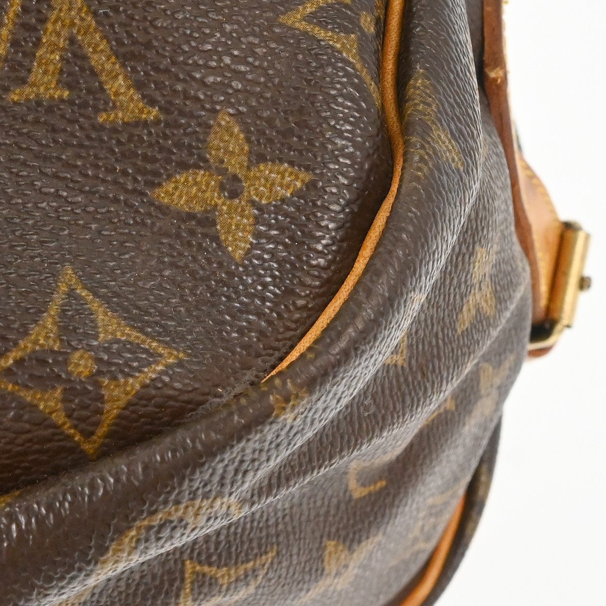 Louis Vuitton Saumur Monogram Canvas Brown Canvas Shoulder Bag Bag (Pre-Owned)
