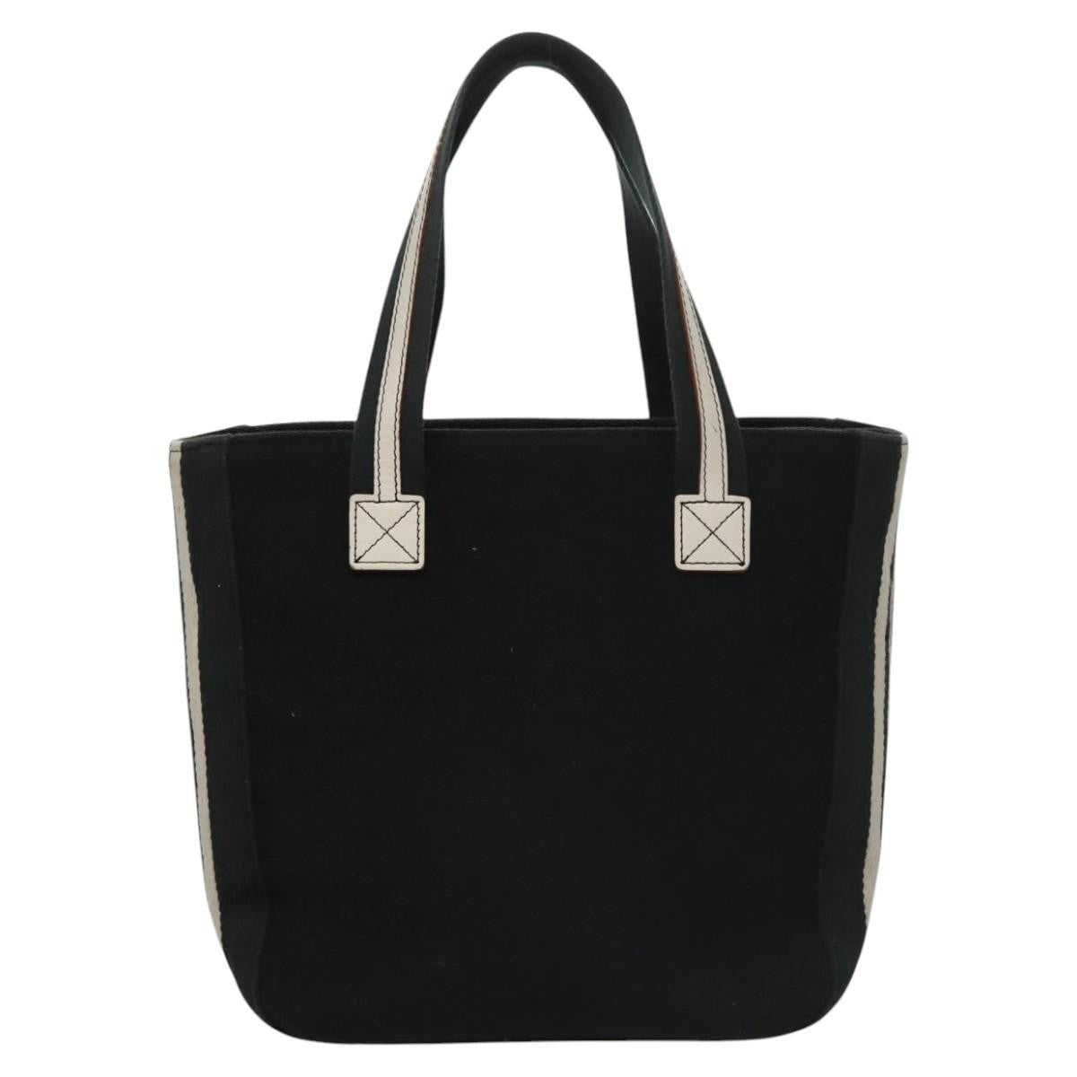 Burberry Blue Label Canvas Black Canvas Tote Bag Bag (Pre-Owned)