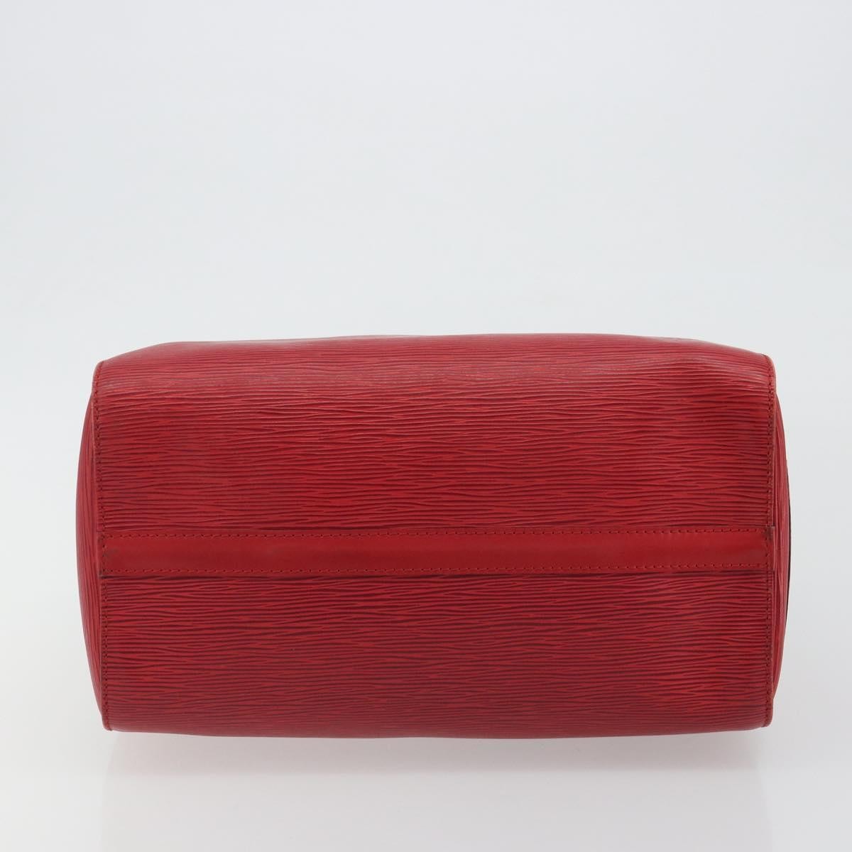 Louis Vuitton Speedy Epi Leather Red Leather Handbag (Pre-Owned)