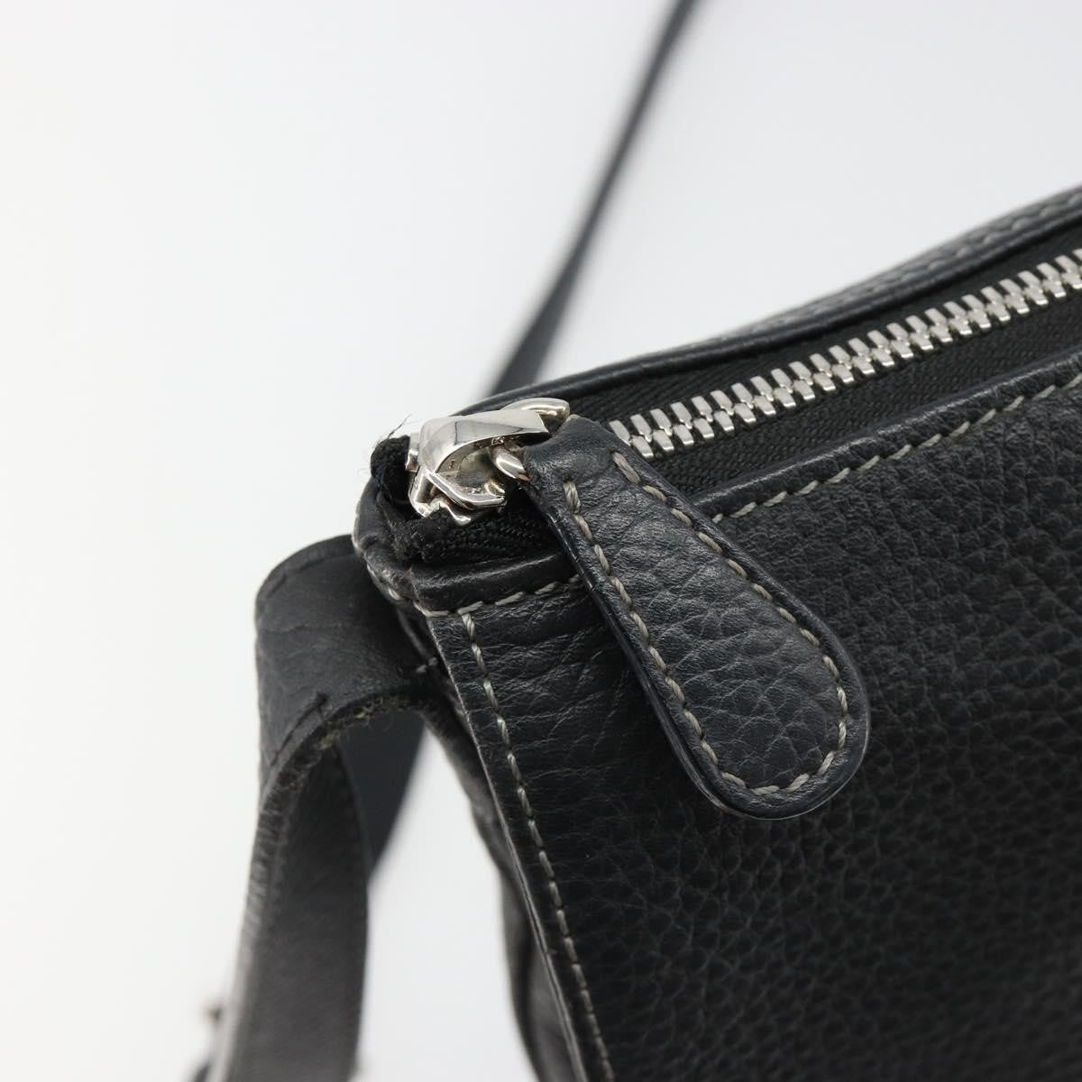 Loewe Vintage Leather Black Leather Shoulder Bag Bag (Pre-Owned)