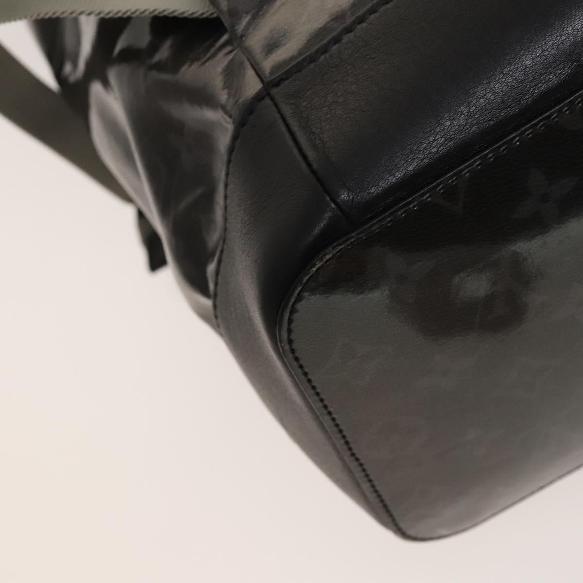 Louis Vuitton Zipped Tote Limited Edition Monogram Eclipse Glaze Canvas Black Canvas Backpack Bag (Pre-Owned)