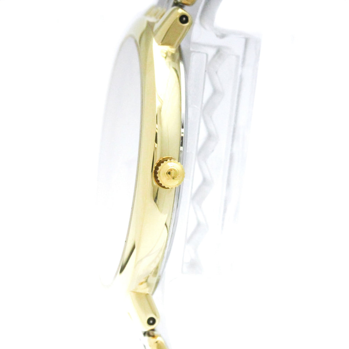 Omega De Ville Quartz Stainless Steel And Gold Plated Watch (Pre-Owned)