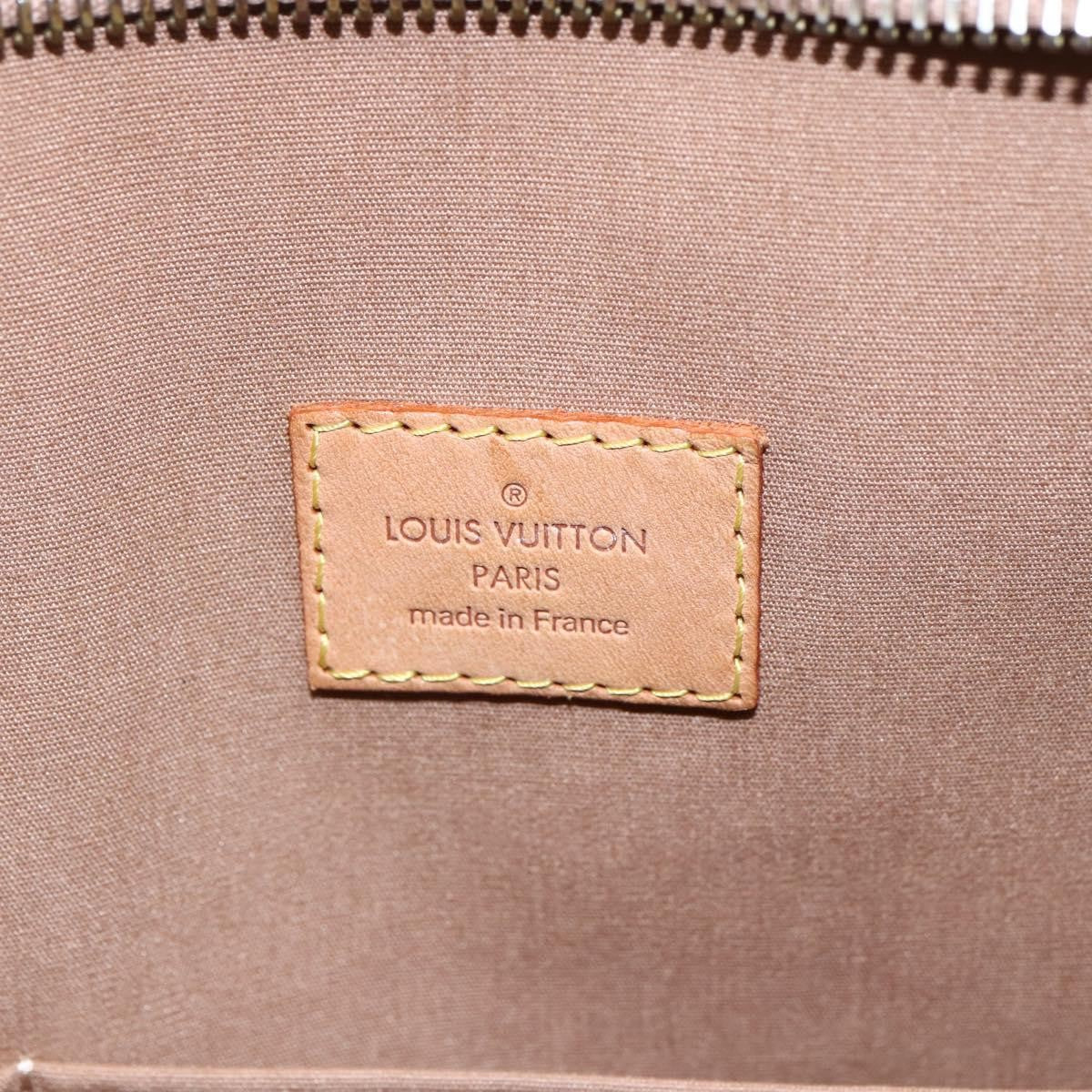 Louis Vuitton Brentwood Monogram Vernis Brown Patent_Leather Bag (Pre-Owned)