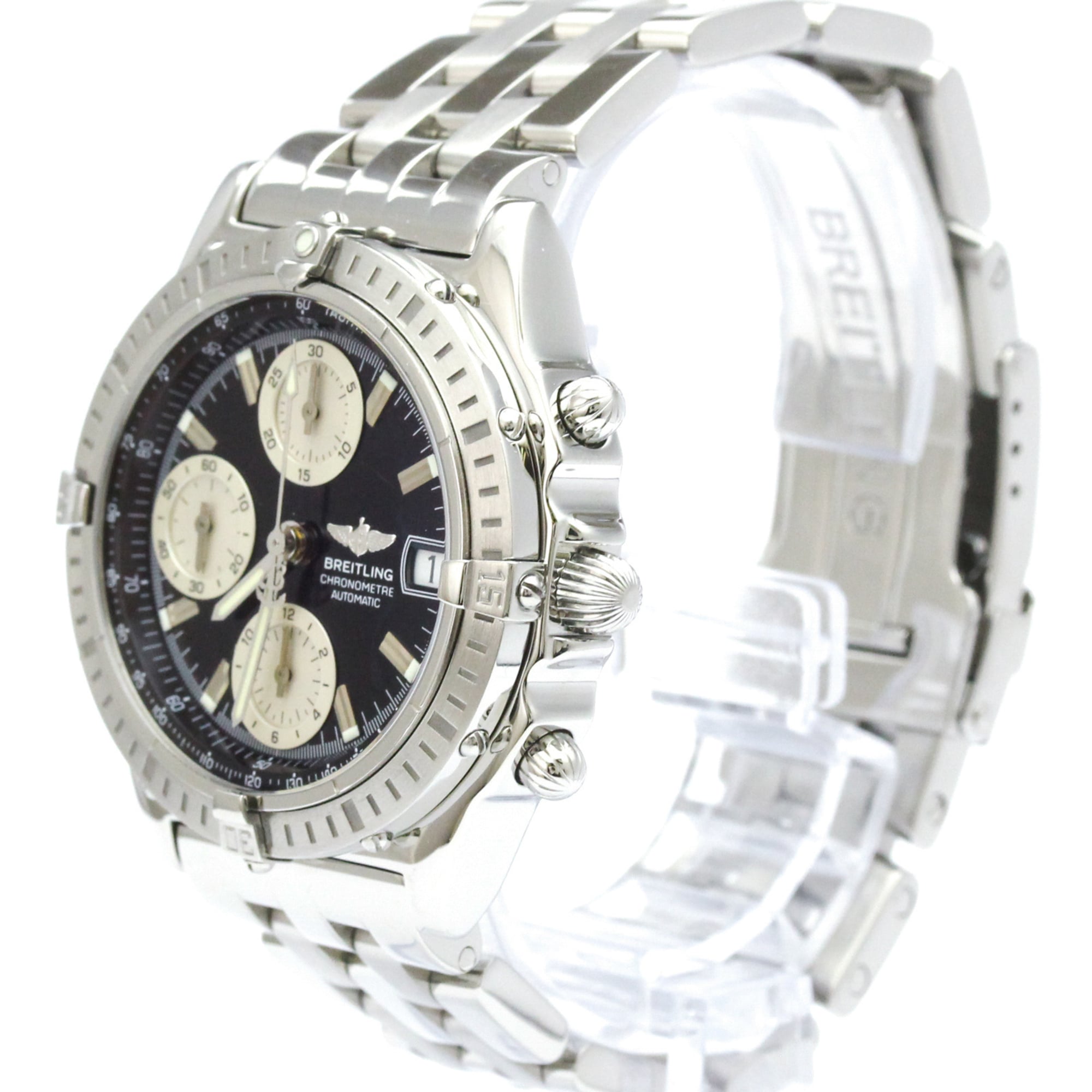 Breitling Chronomat Blackbird Stainless Steel Watch (Pre-Owned)