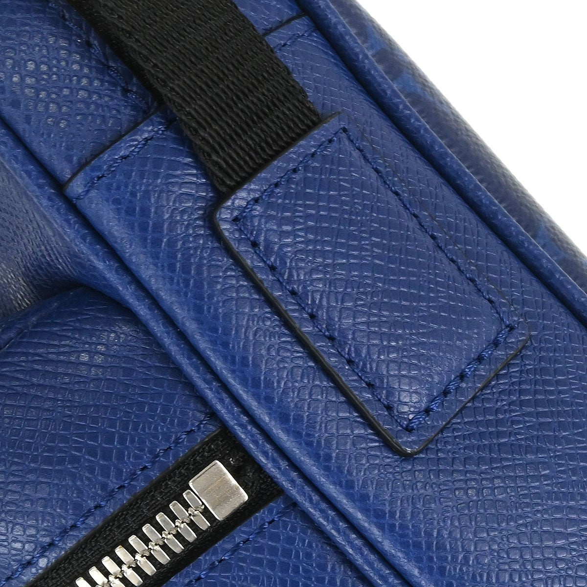 Louis Vuitton Outdoor Bumbag Monogram Taigarama Blue Leather Shoulder Bag Bag (Pre-Owned)