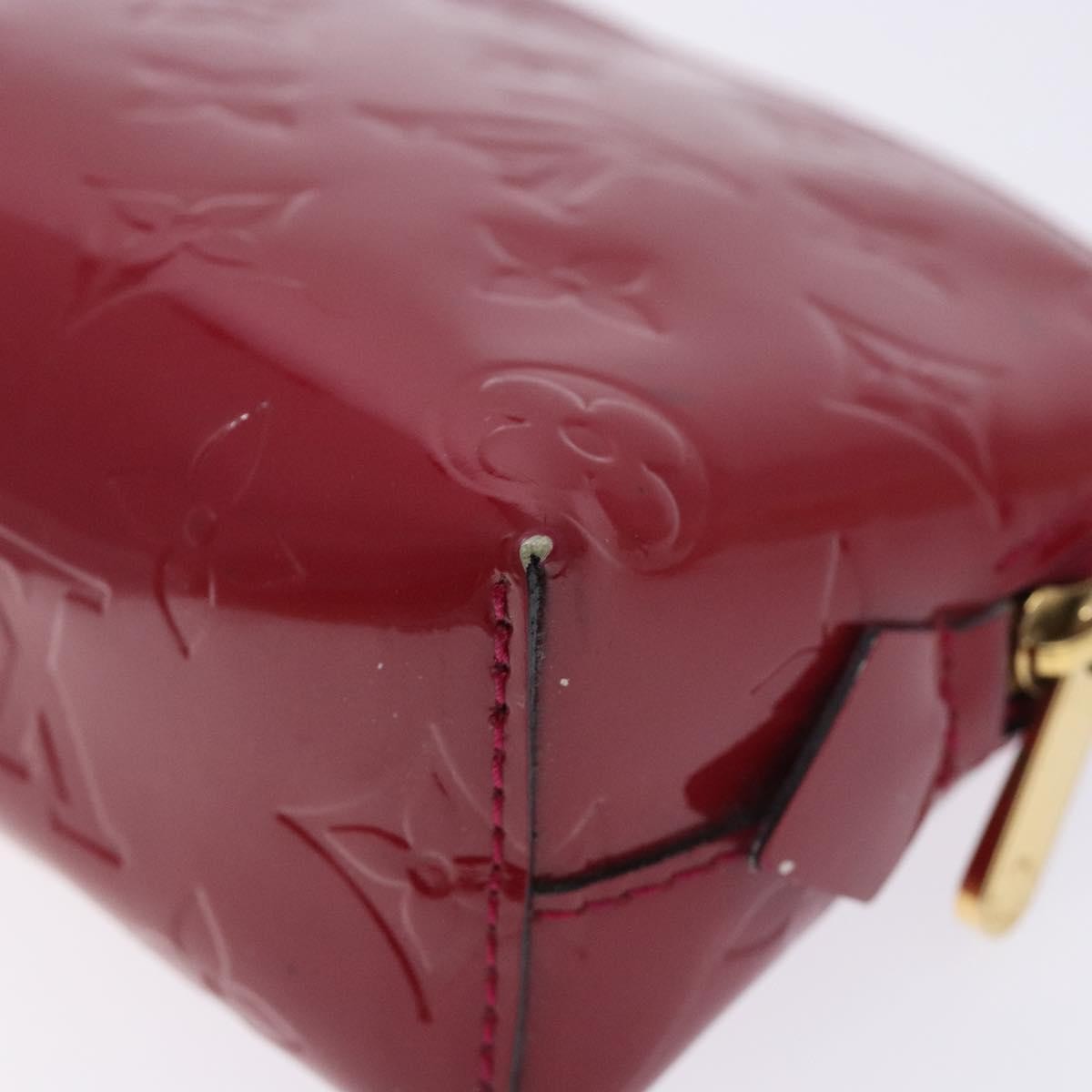 Louis Vuitton Cosmetic Monogram Vernis Pink Patent_Leather Clutche & Pouche Bag (Pre-Owned)
