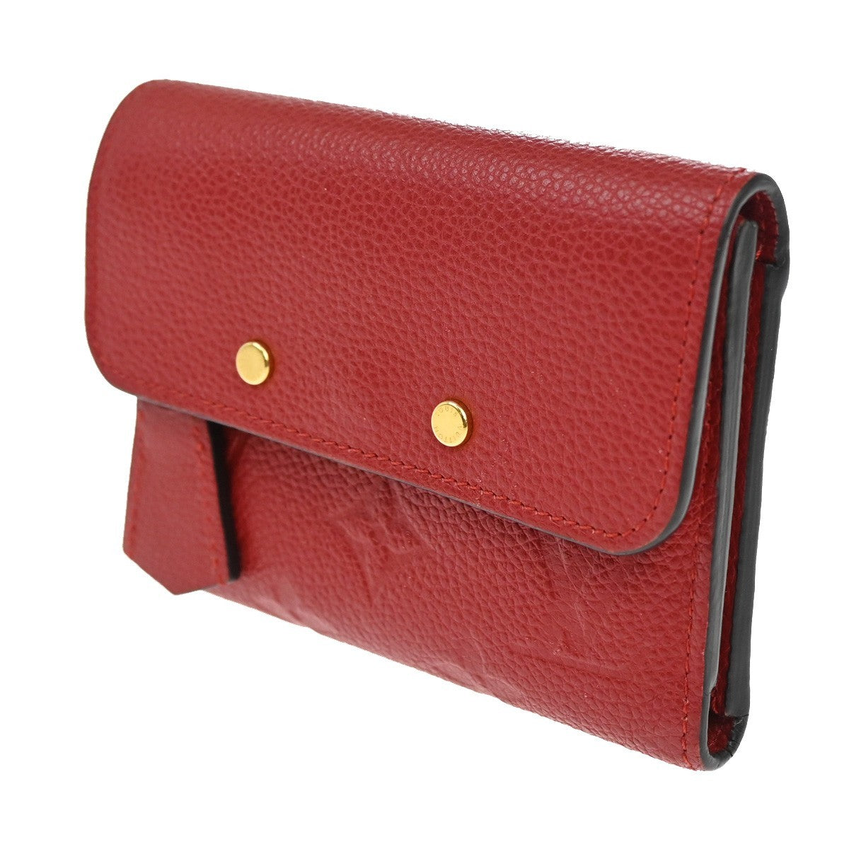Louis Vuitton Pont Neuf Monogram Empreinte Leather Red Leather Wallets Accessory (Pre-Owned)
