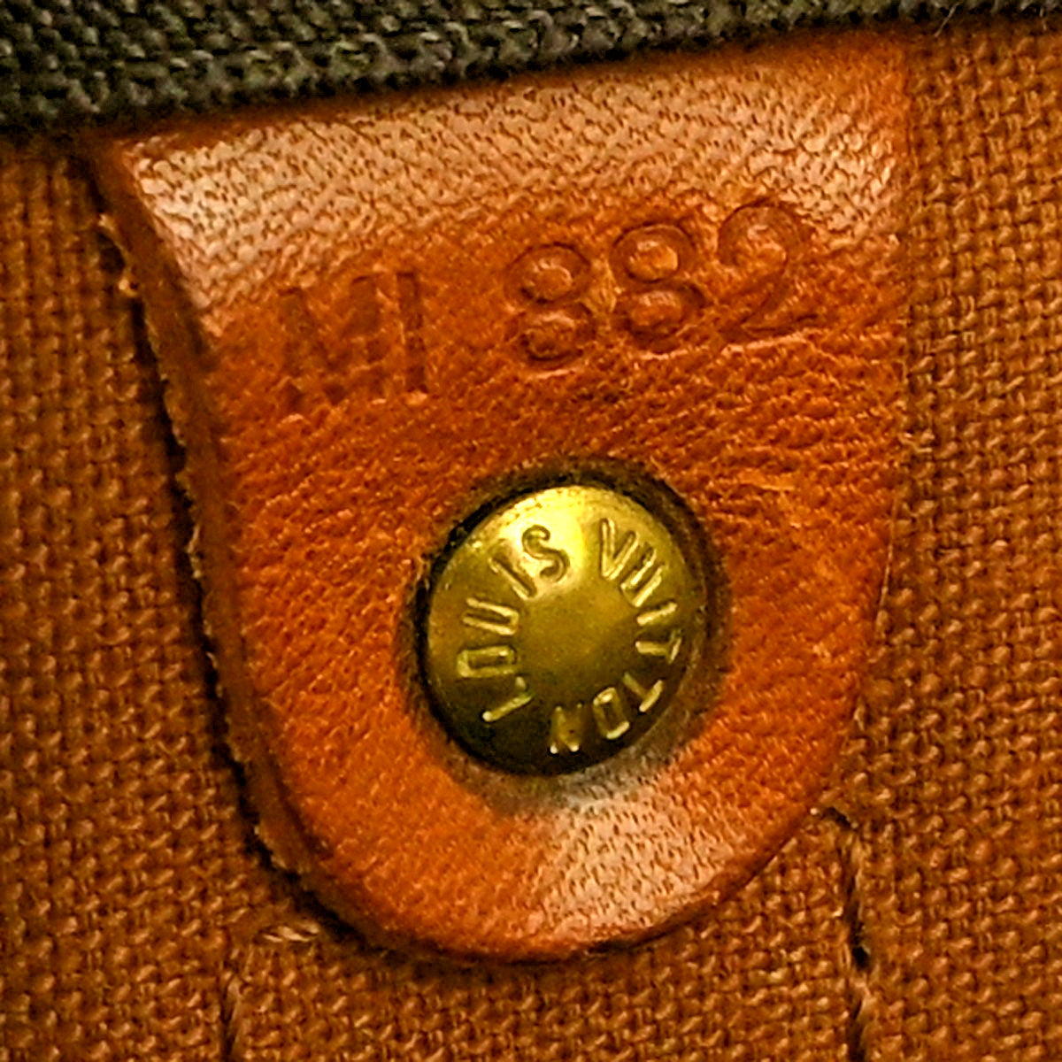 Louis Vuitton Keepall Monogram Canvas Brown Canvas Travel Bag Bag (Pre-Owned)