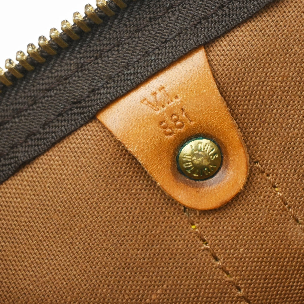 Louis Vuitton Keepall Monogram Canvas Brown Canvas Travel Bag Bag (Pre-Owned)