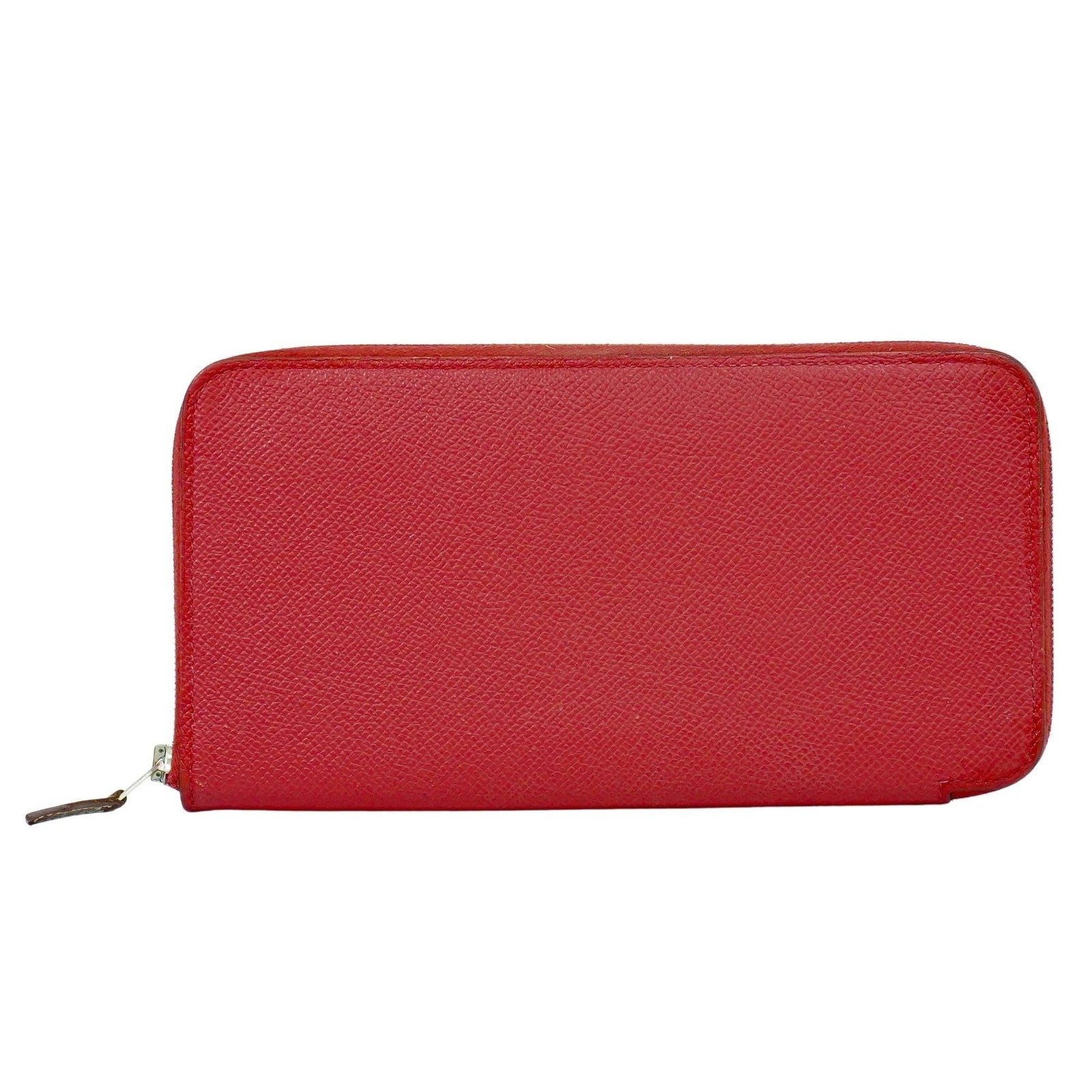 Hermes Azap Zip Around Silk'in Epsom Pink Leather Wallets Accessory (Pre-Owned)