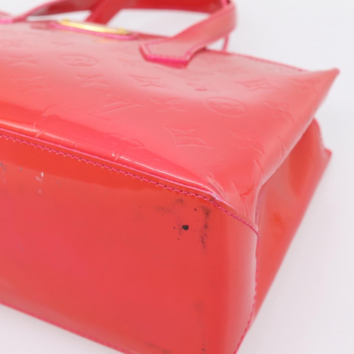 Louis Vuitton Wilshire Monogram Vernis Pink Patent_Leather Tote Bag Bag (Pre-Owned)