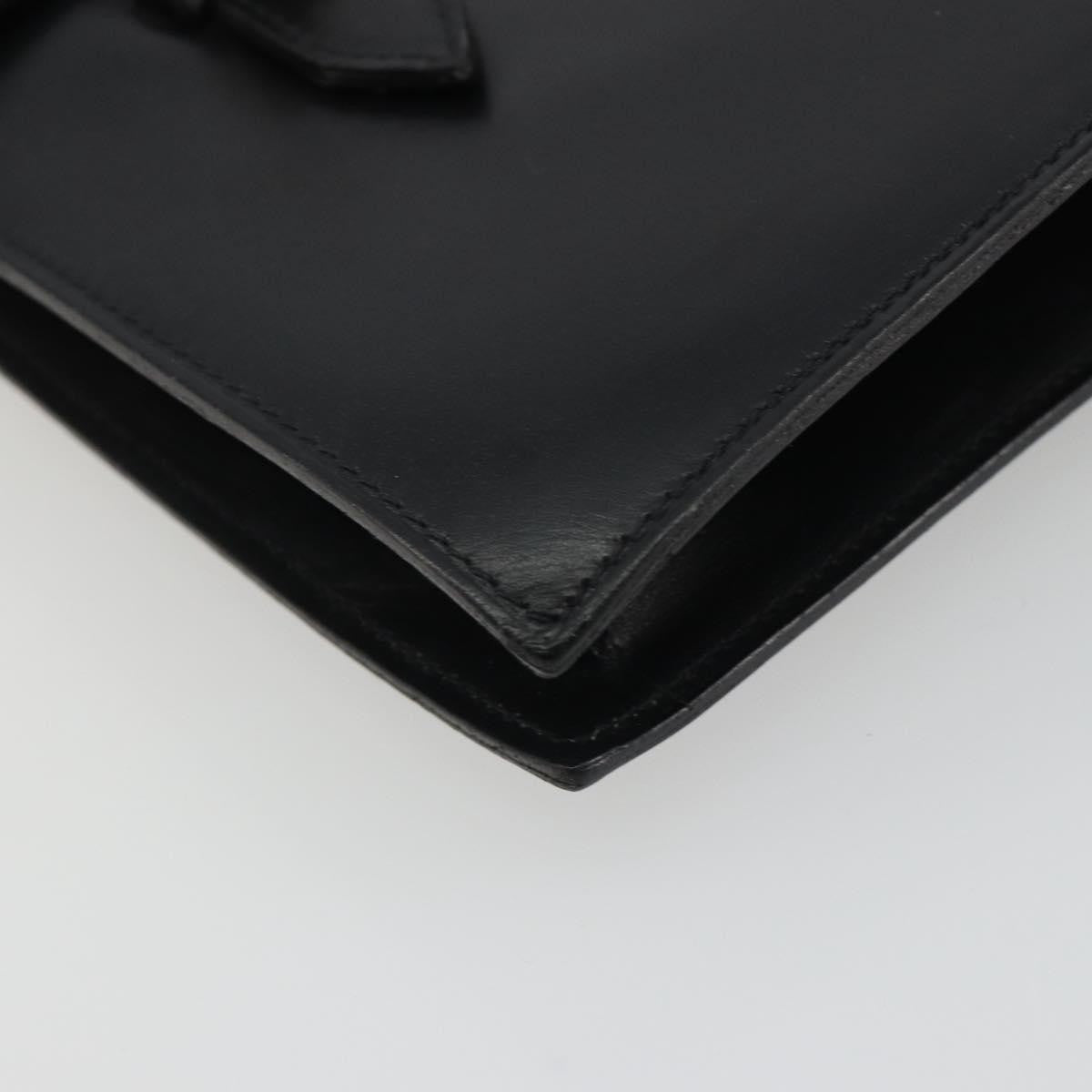 Celine Handbag Leather Black Leather Handbag (Pre-Owned)