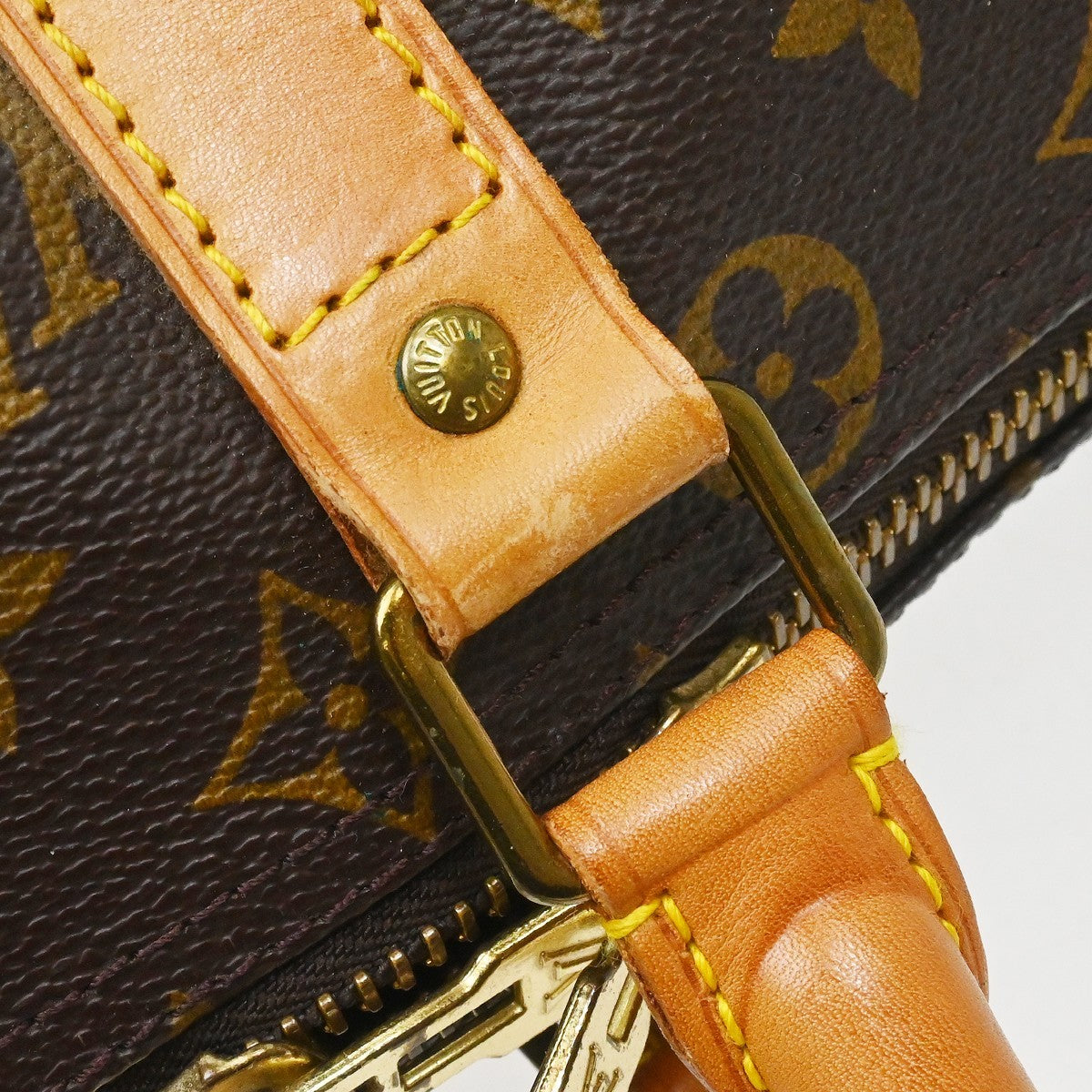 Louis Vuitton Keepall Monogram Brown Canvas Travel Bag Bag (Pre-Owned)