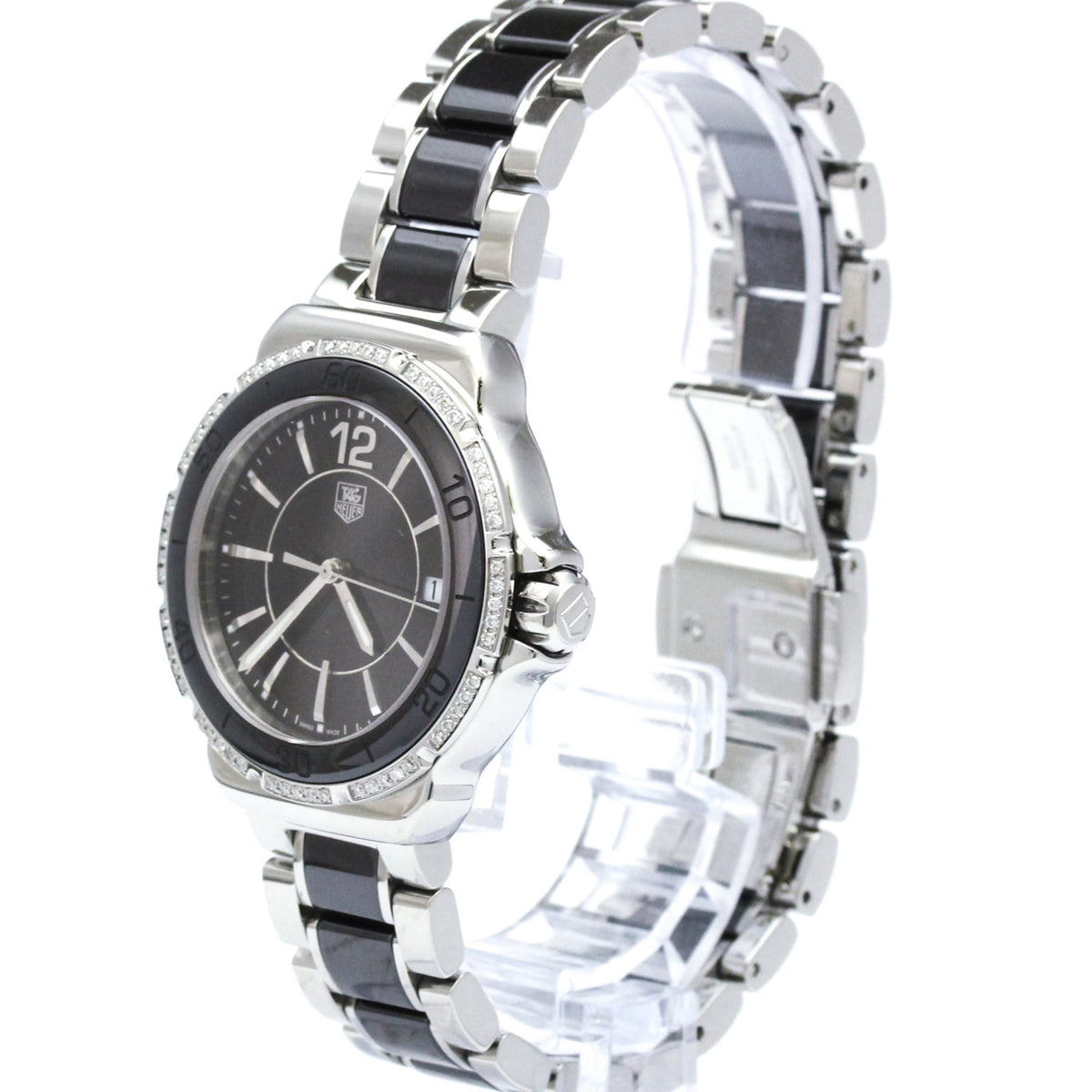 Tag Heuer Formula 1 Quartz Stainless Steel With Diamond  Bezel Watch (Pre-Owned)