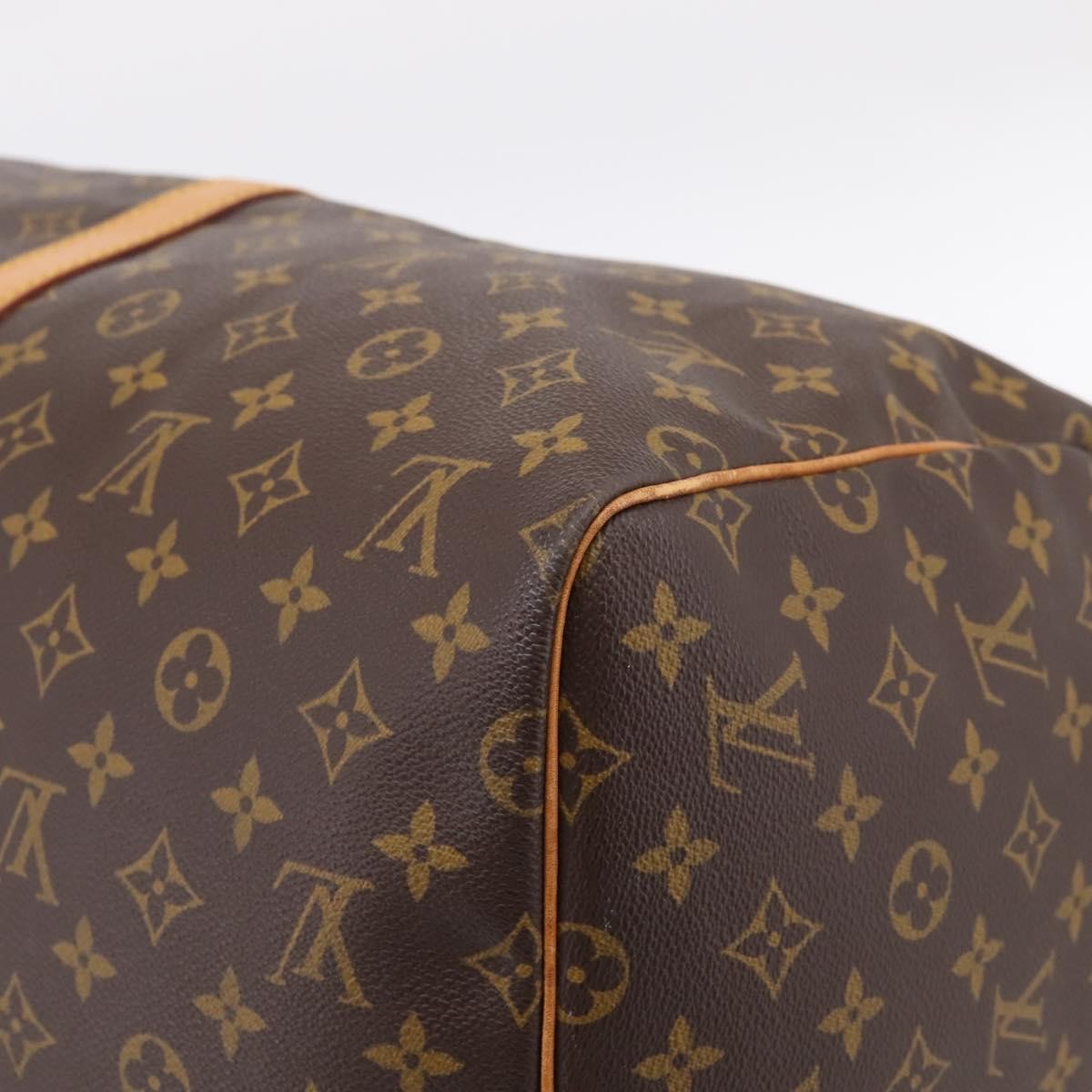 Louis Vuitton Keepall Monogram Canvas Brown Canvas Travel Bag Bag (Pre-Owned)