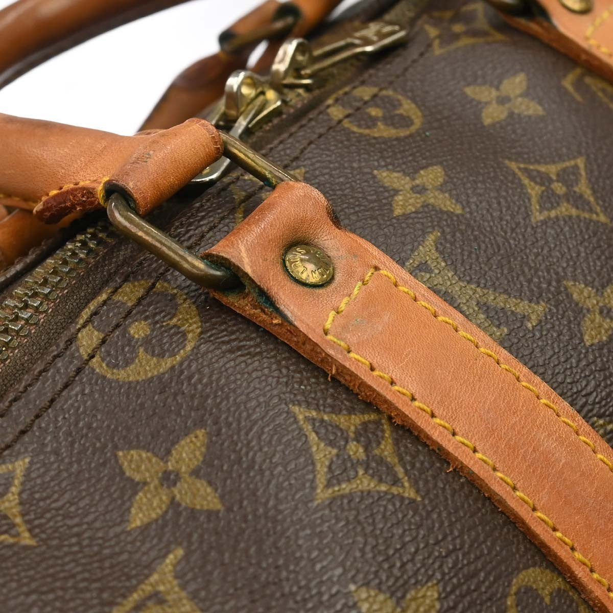 Louis Vuitton Keepall Monogram Canvas Brown Canvas Travel Bag Bag (Pre-Owned)