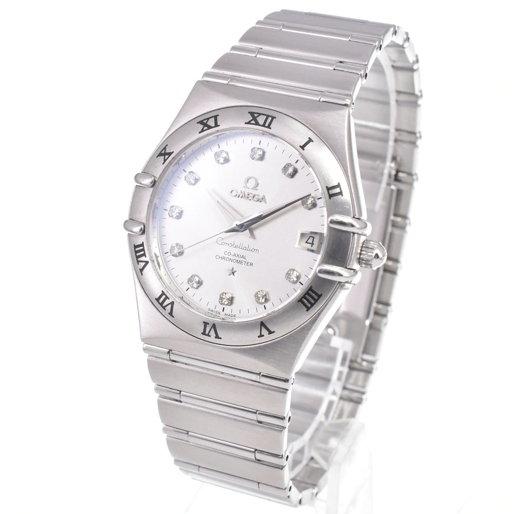 Omega Constellation Co-Axial Chronometer Automatic Stainless Steel With Diamond Markers Watch (Pre-Owned)