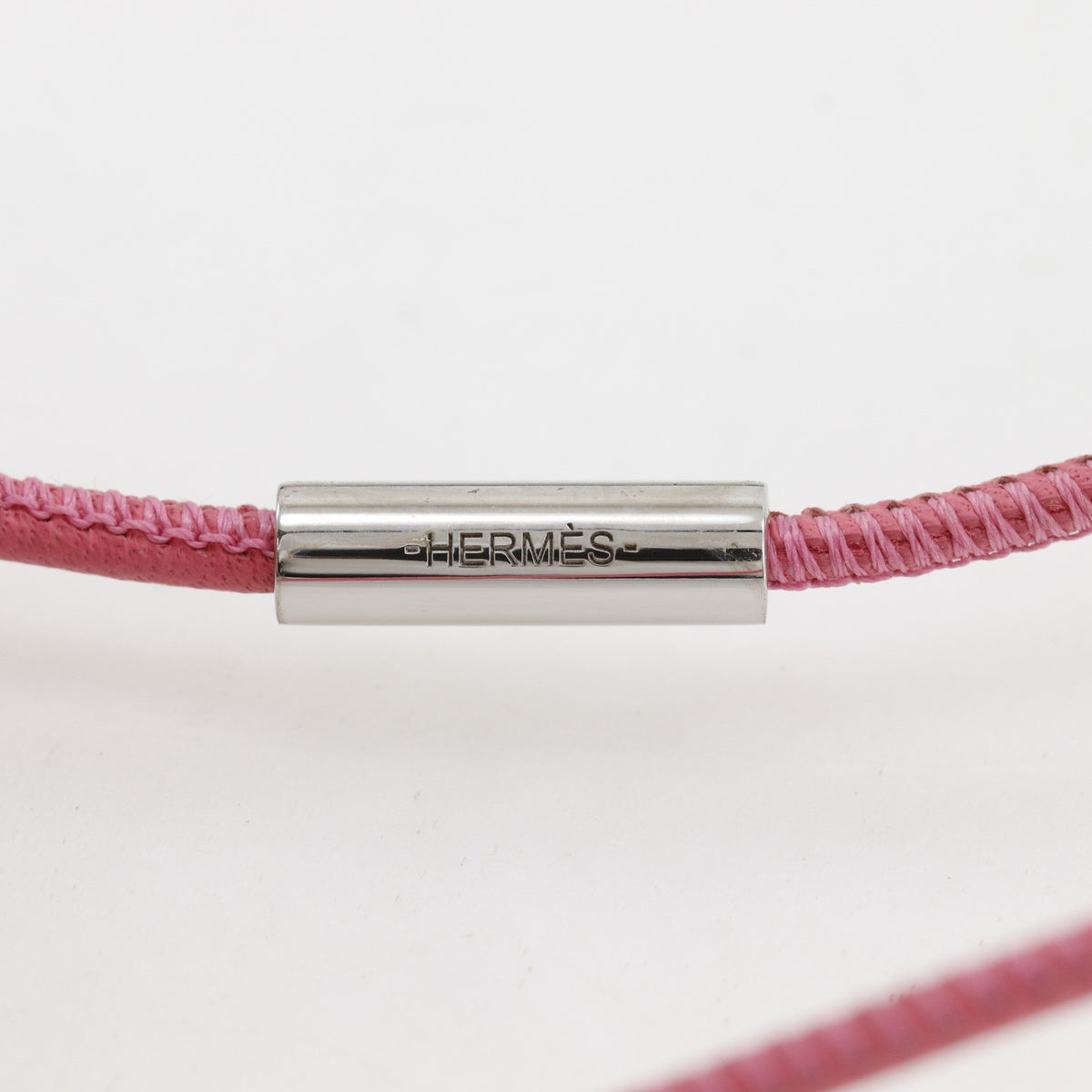 Hermes Necklace Buffalo Horn And Horn Pink Horn Necklace Jewelry (Pre-Owned)