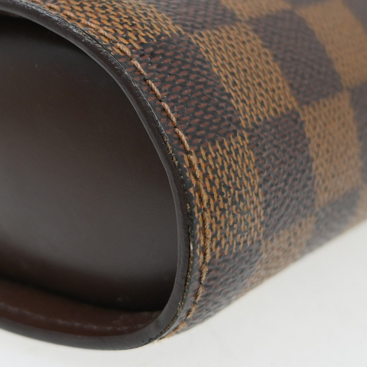 Louis Vuitton Pochette Saint Louis Damier Ebene Brown Canvas Clutche & Pouche Bag (Pre-Owned)