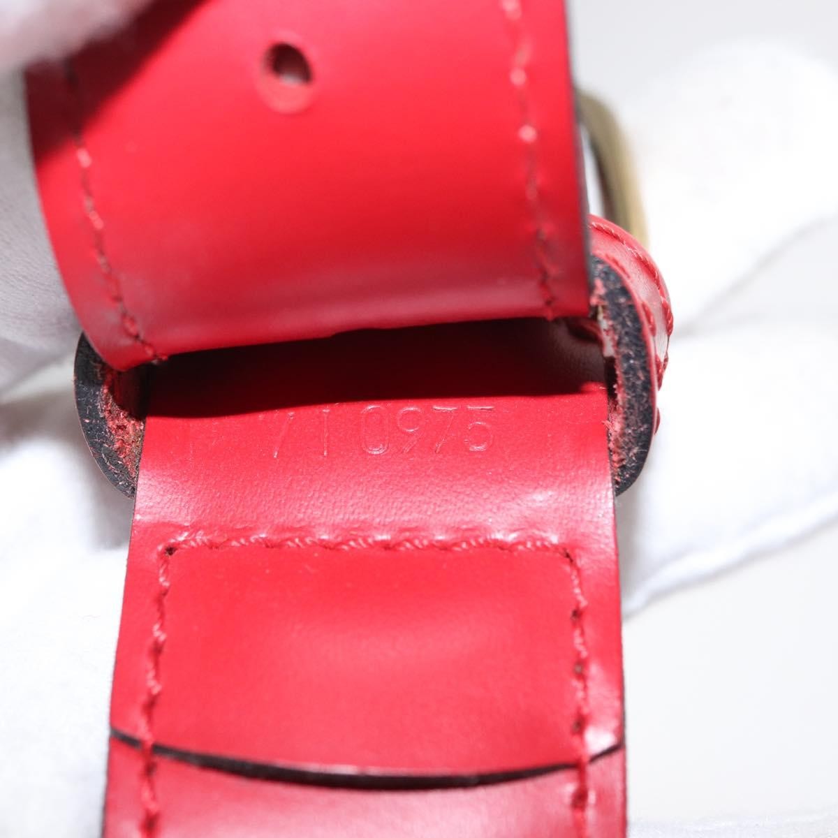Louis Vuitton Vintage Sac D'epaule Epi Leather Red Leather Shoulder Bag Bag (Pre-Owned)
