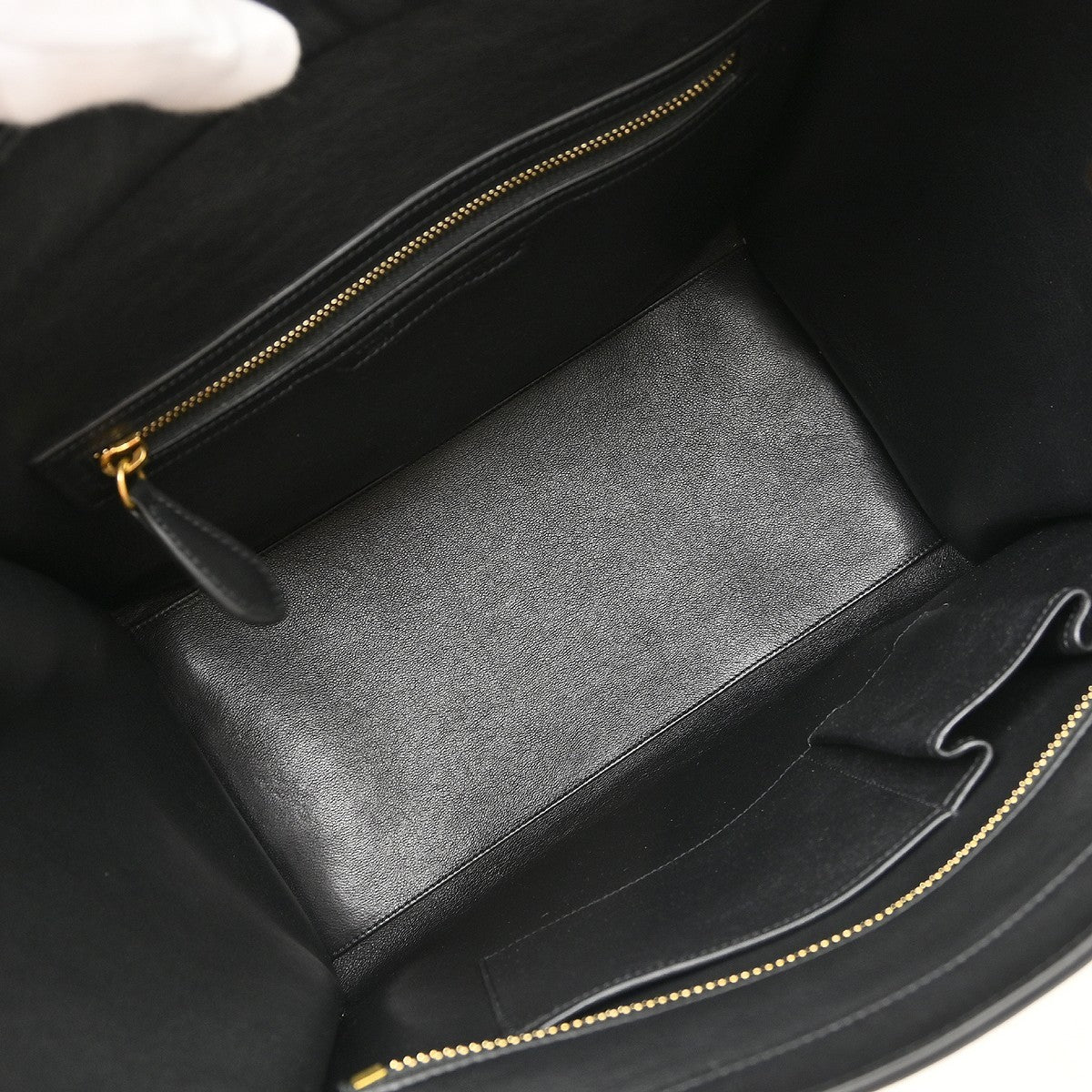 Celine Tricolor Luggage Leather Blue Leather Handbag (Pre-Owned)