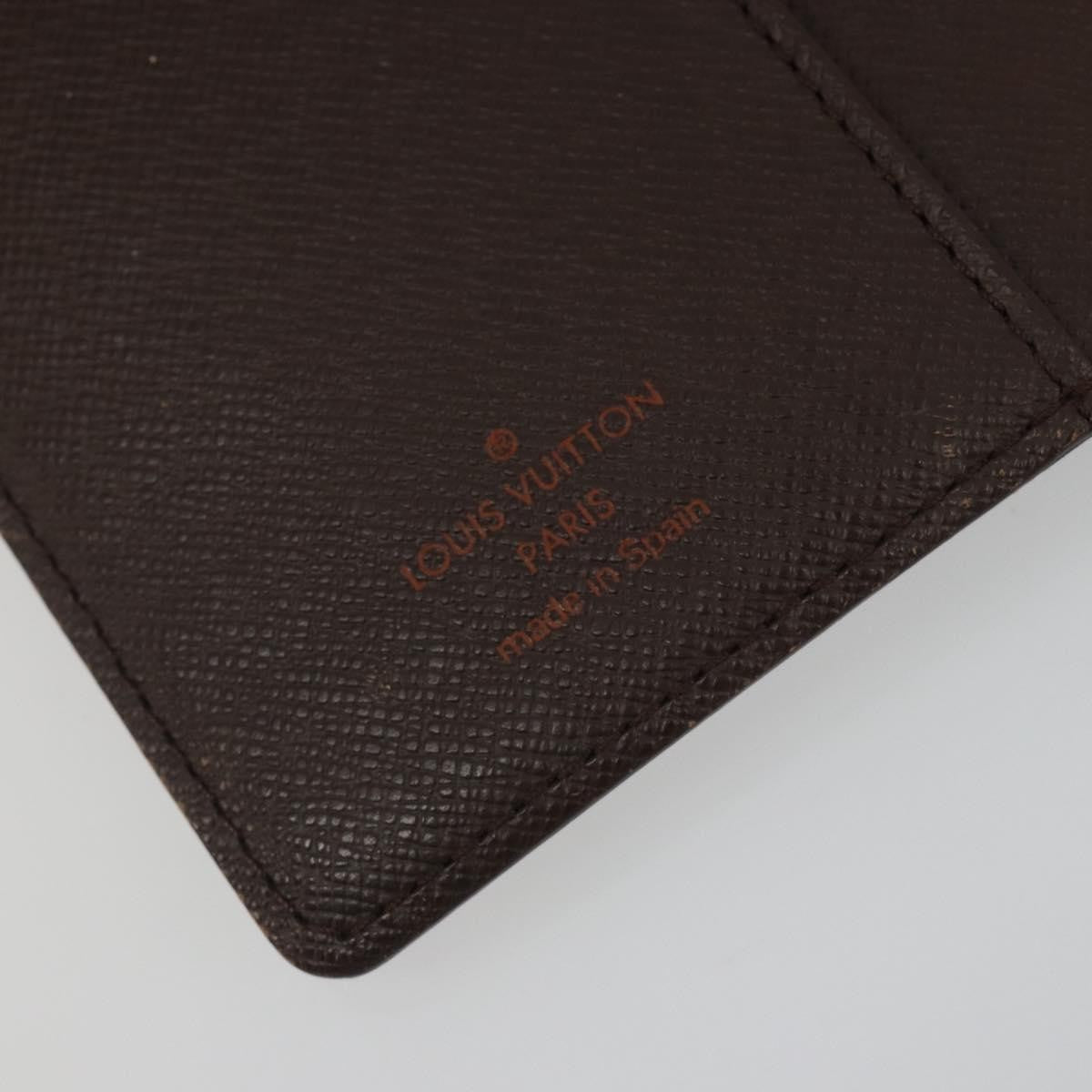 Louis Vuitton Ring Agenda Cover Damier Brown Canvas Briefcase Bag (Pre-Owned)