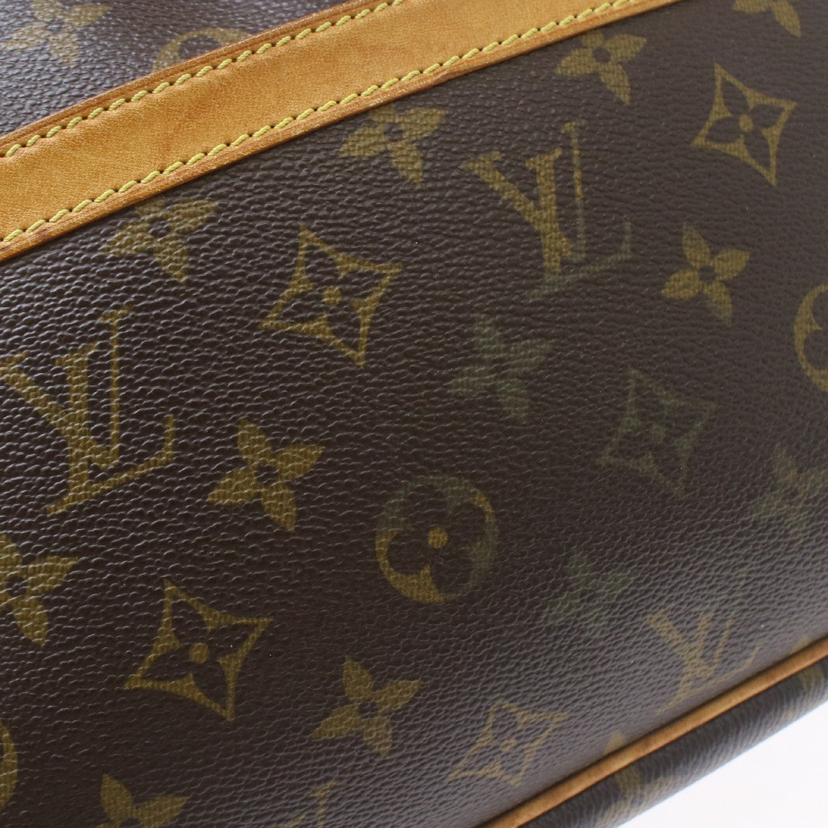 Louis Vuitton Reporter Monogram Canvas Brown Canvas Shoulder Bag Bag (Pre-Owned)