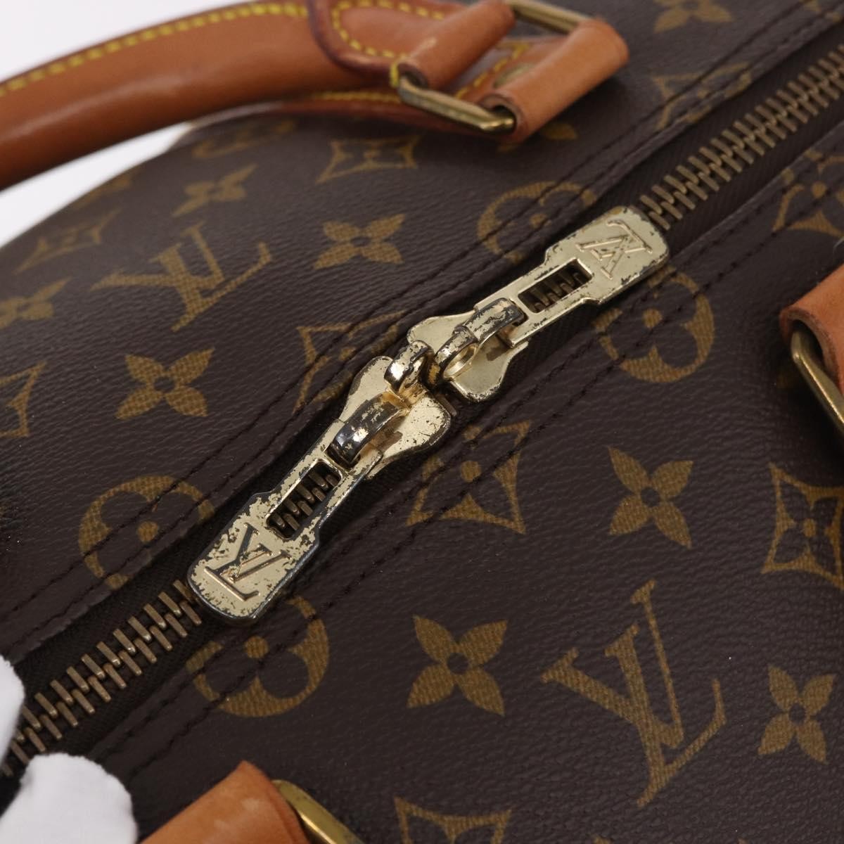 Louis Vuitton Keepall Monogram Canvas Brown Canvas Travel Bag Bag (Pre-Owned)