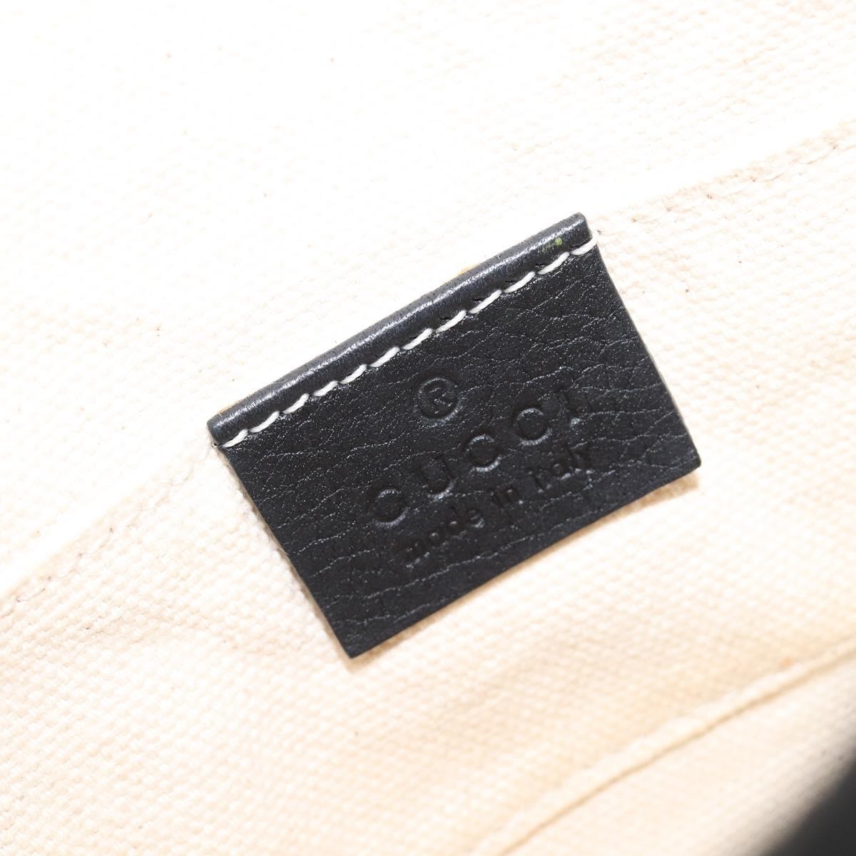 Gucci Soho Chain Leather Black Leather Handbag (Pre-Owned)
