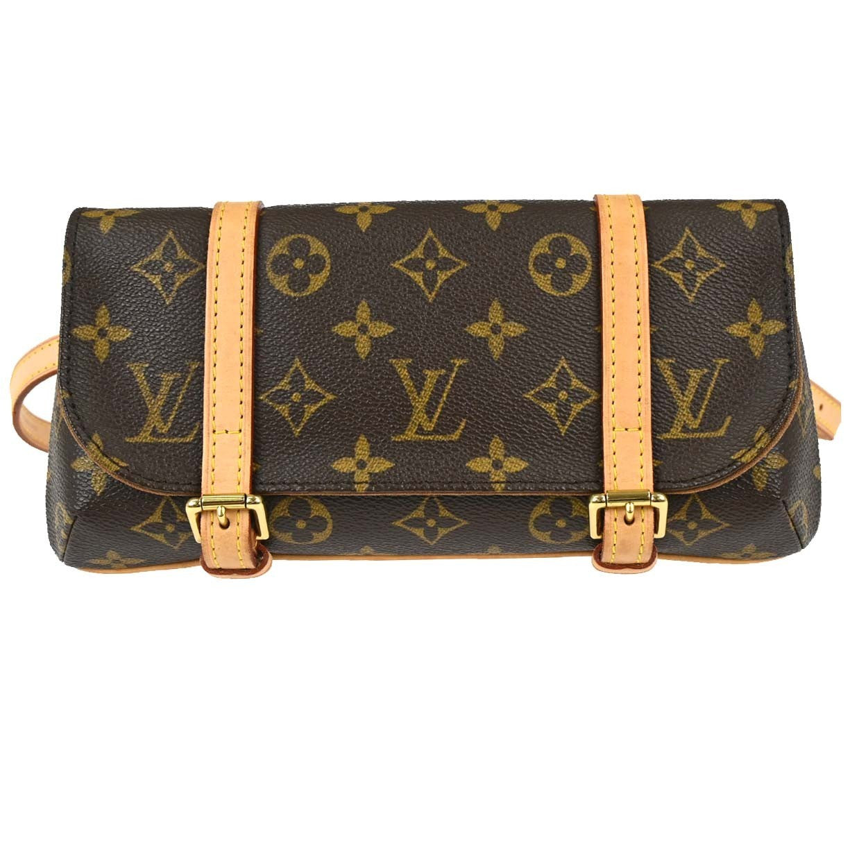 Louis Vuitton Marelle Waist Monogram Canvas Brown Canvas Clutche & Pouche Bag (Pre-Owned)