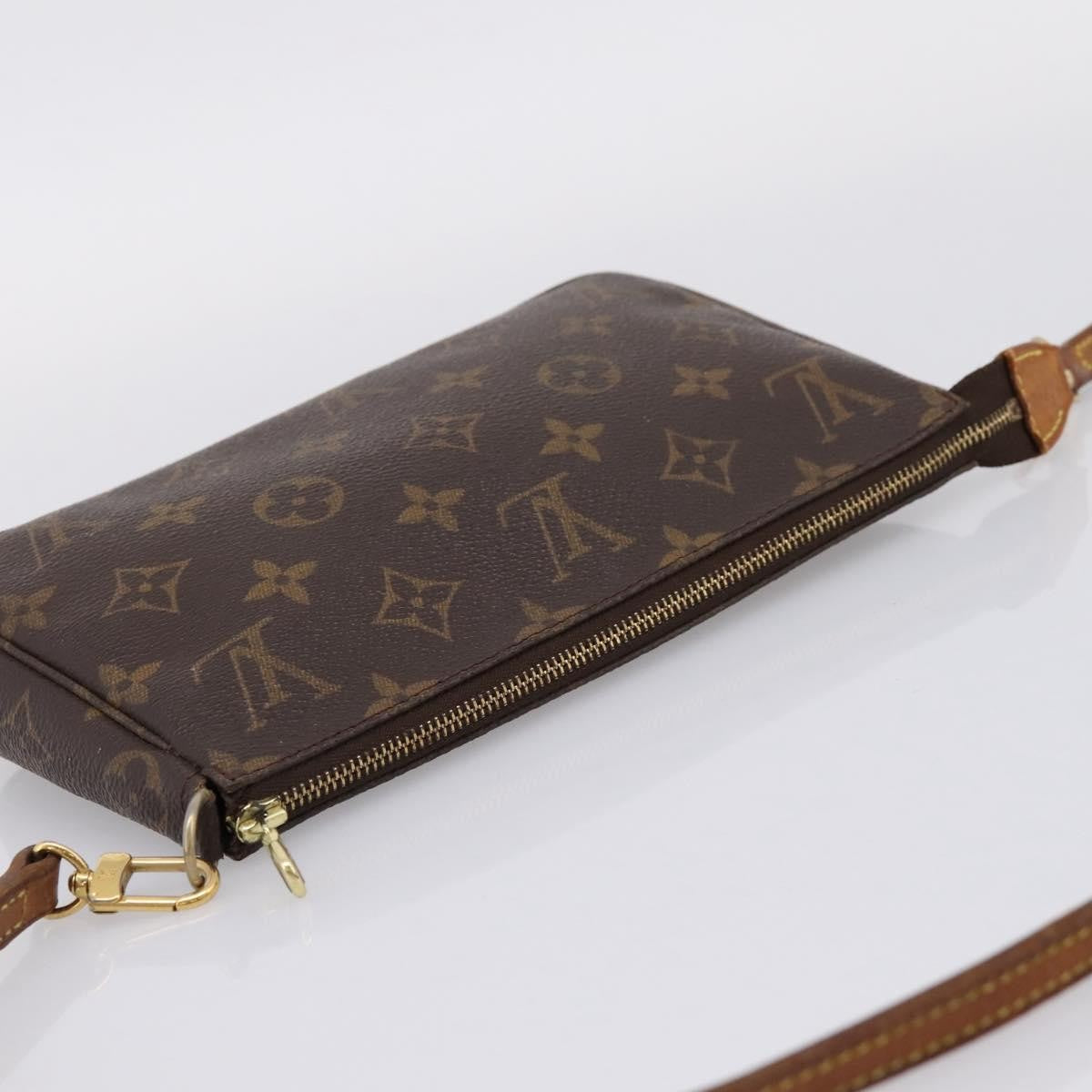 Louis Vuitton Pochette Accessoires Nm Monogram Canvas Brown Canvas Clutche & Pouche Bag (Pre-Owned)