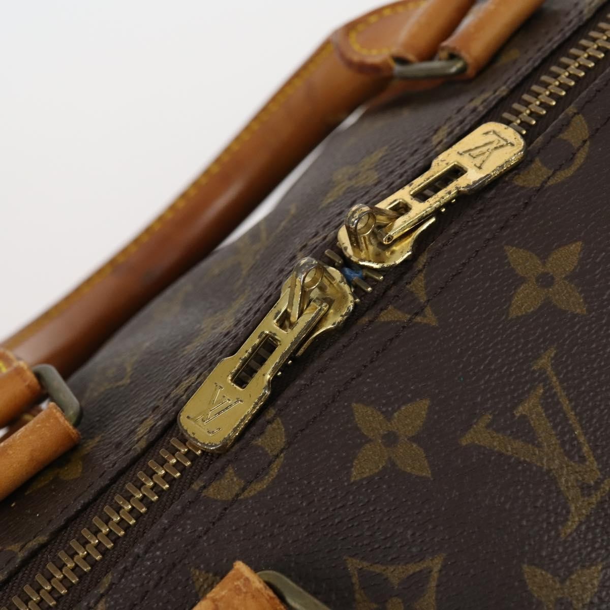 Louis Vuitton Keepall Monogram Canvas Brown Canvas Travel Bag Bag (Pre-Owned)