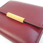 Bottega Veneta Burgundy Leather Wallet  (Pre-Owned)