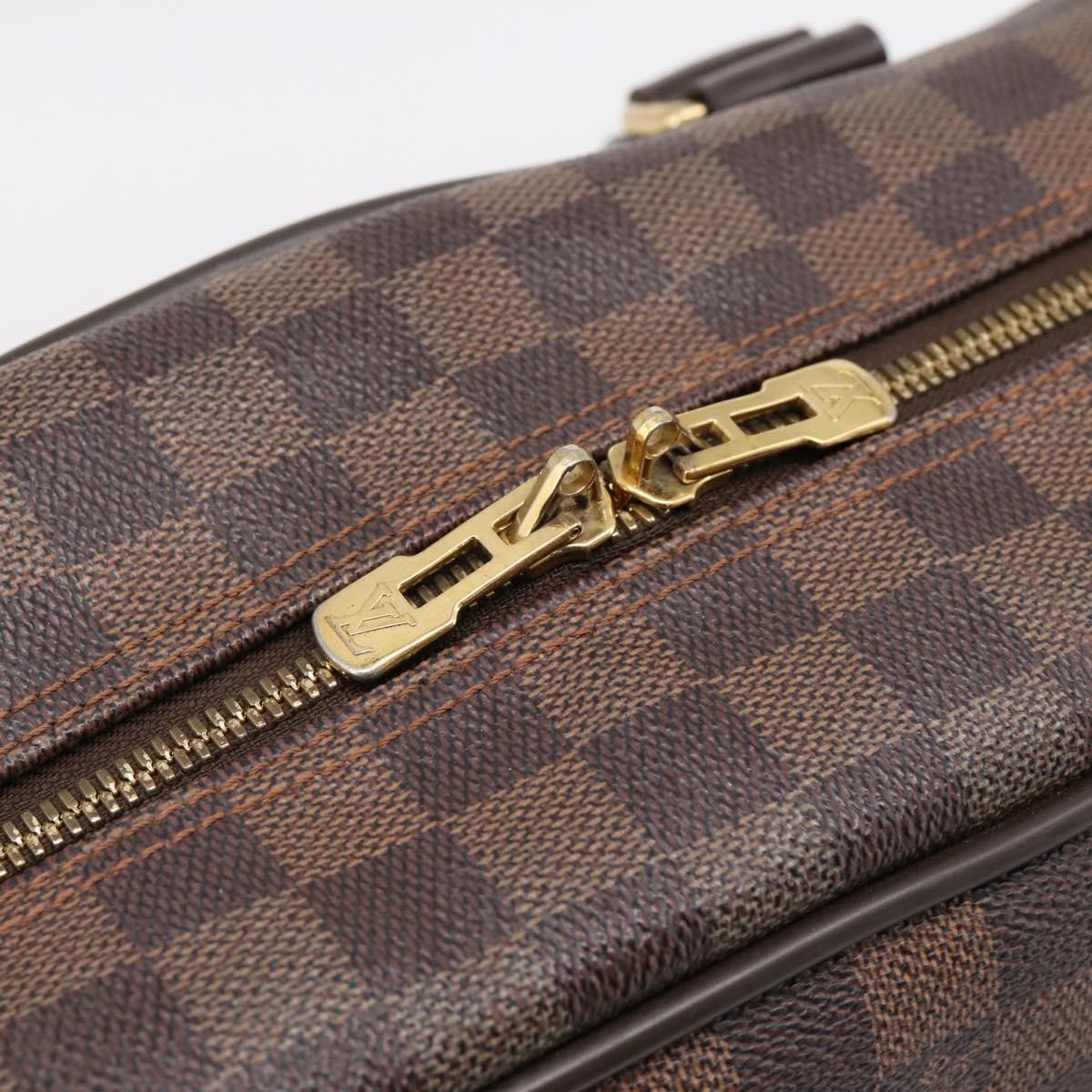 Louis Vuitton Icare Laptop Damier Ebene Brown Canvas Briefcase Bag (Pre-Owned)