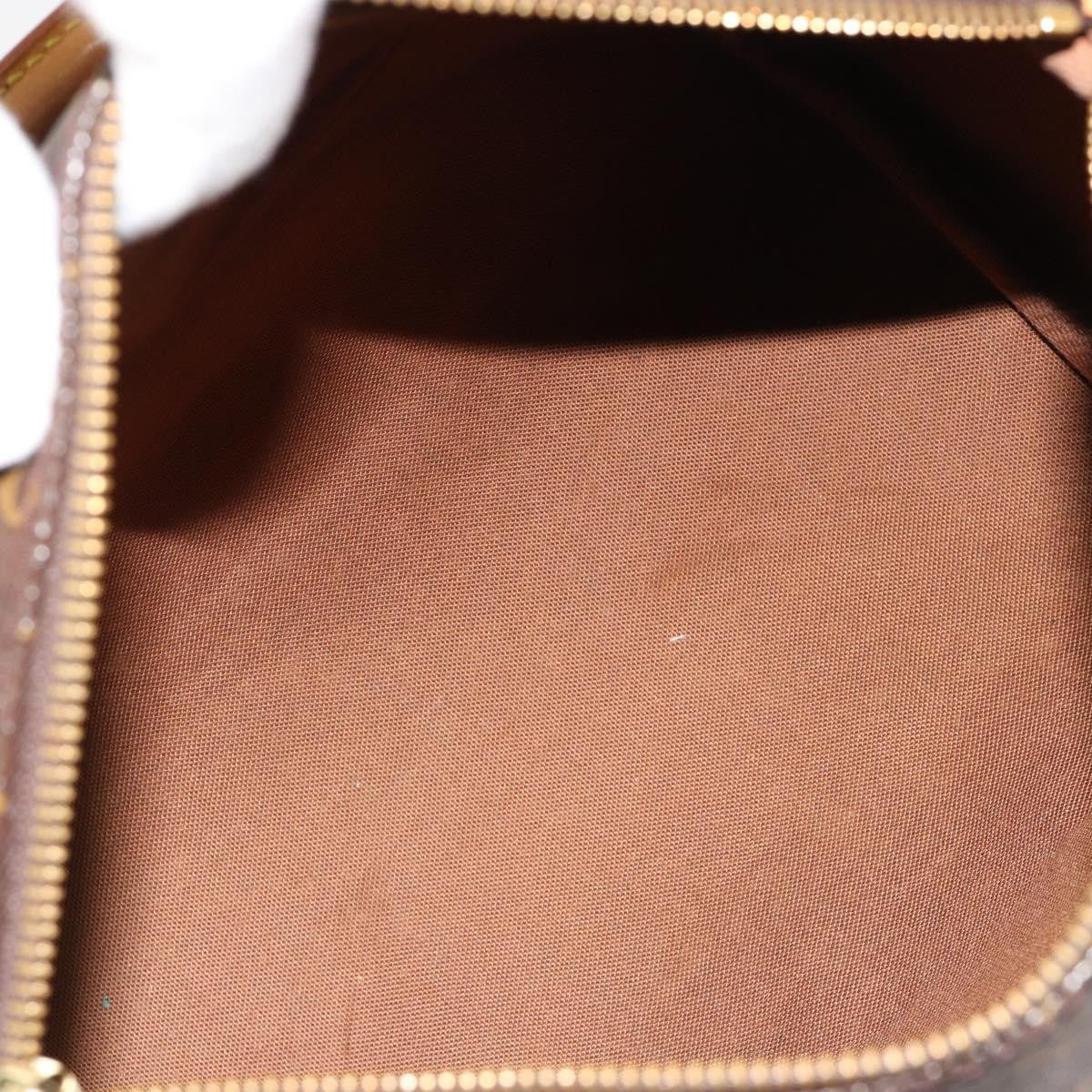 Louis Vuitton Speedy Monogram Canvas Neutral Canvas Handbag (Pre-Owned)