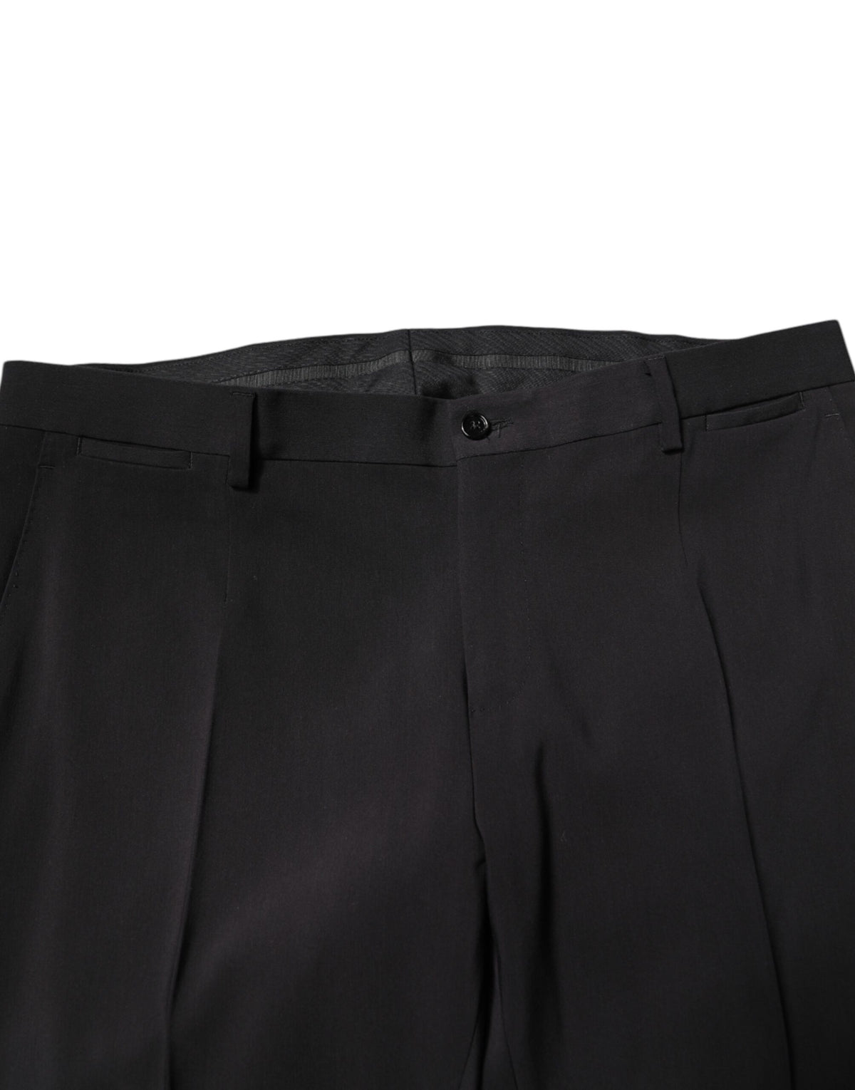 Dolce & Gabbana Black Cotton Single Breasted 2 Piece Men's Suit (Pre-Owned)