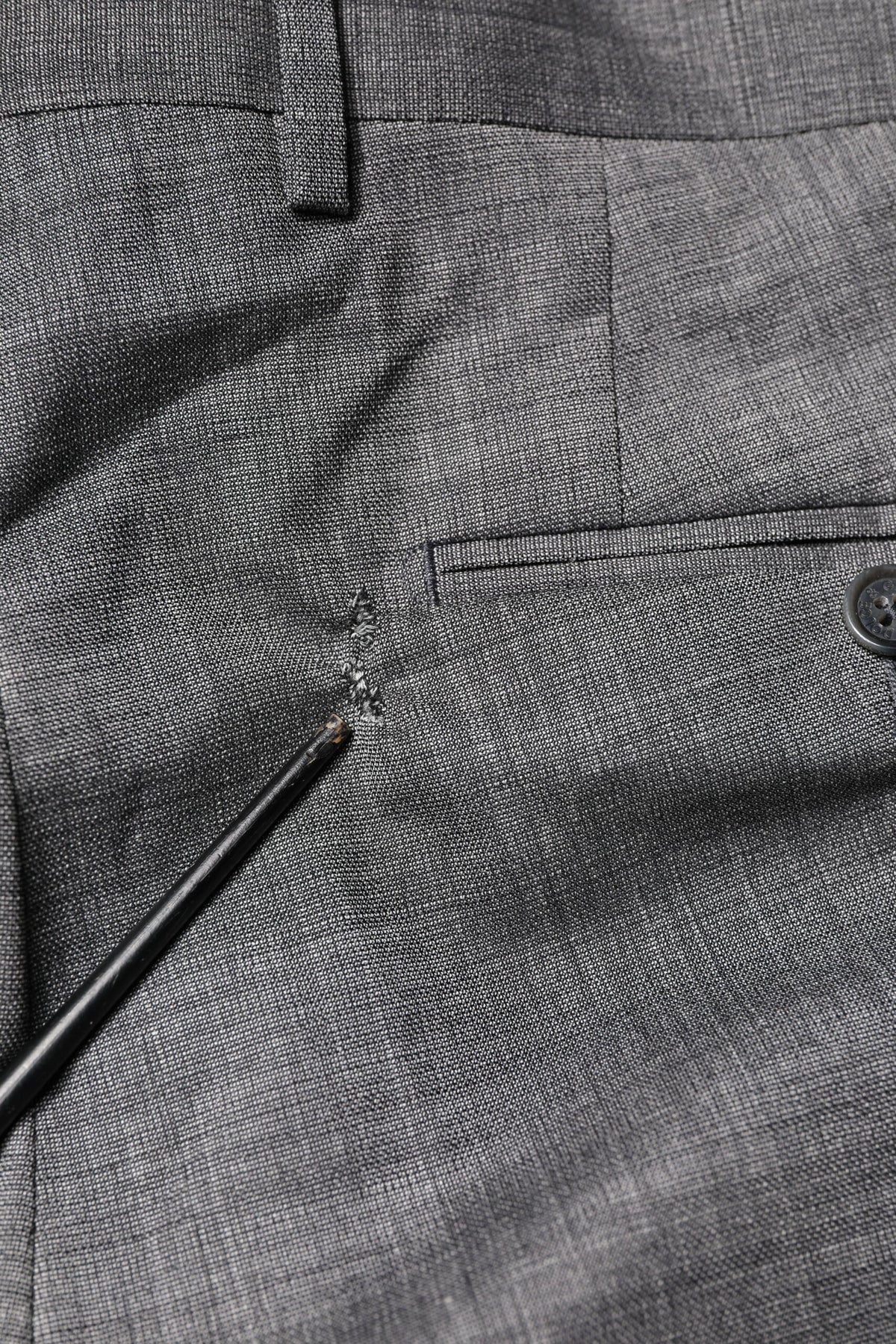 Dolce & Gabbana Gray Wool Single Breasted 2 Piece Men's Suit (Pre-Owned)